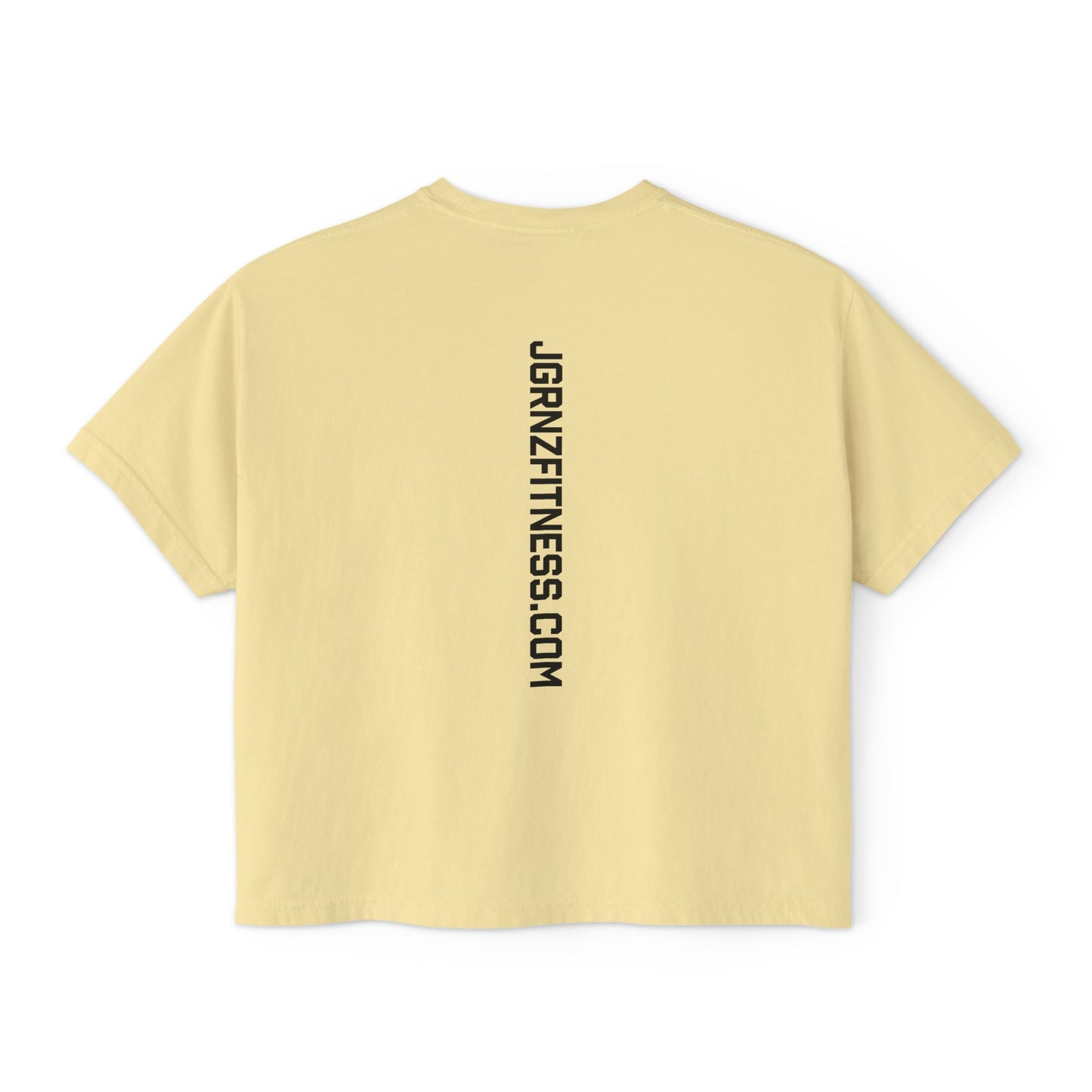 Women’s Oversized Boxy Tee -FB - JGRNZ Fitness 