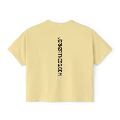 Women’s Oversized Boxy Tee -FB - JGRNZ Fitness 