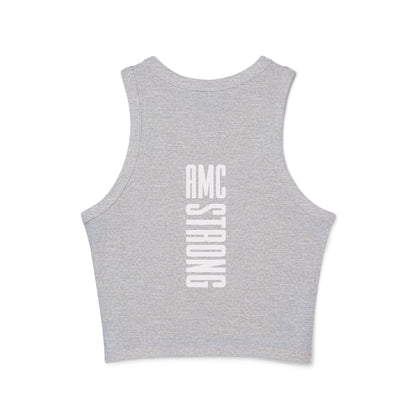 Ladies Ribbed Tank -  AMC Strong - American Muscle Corps