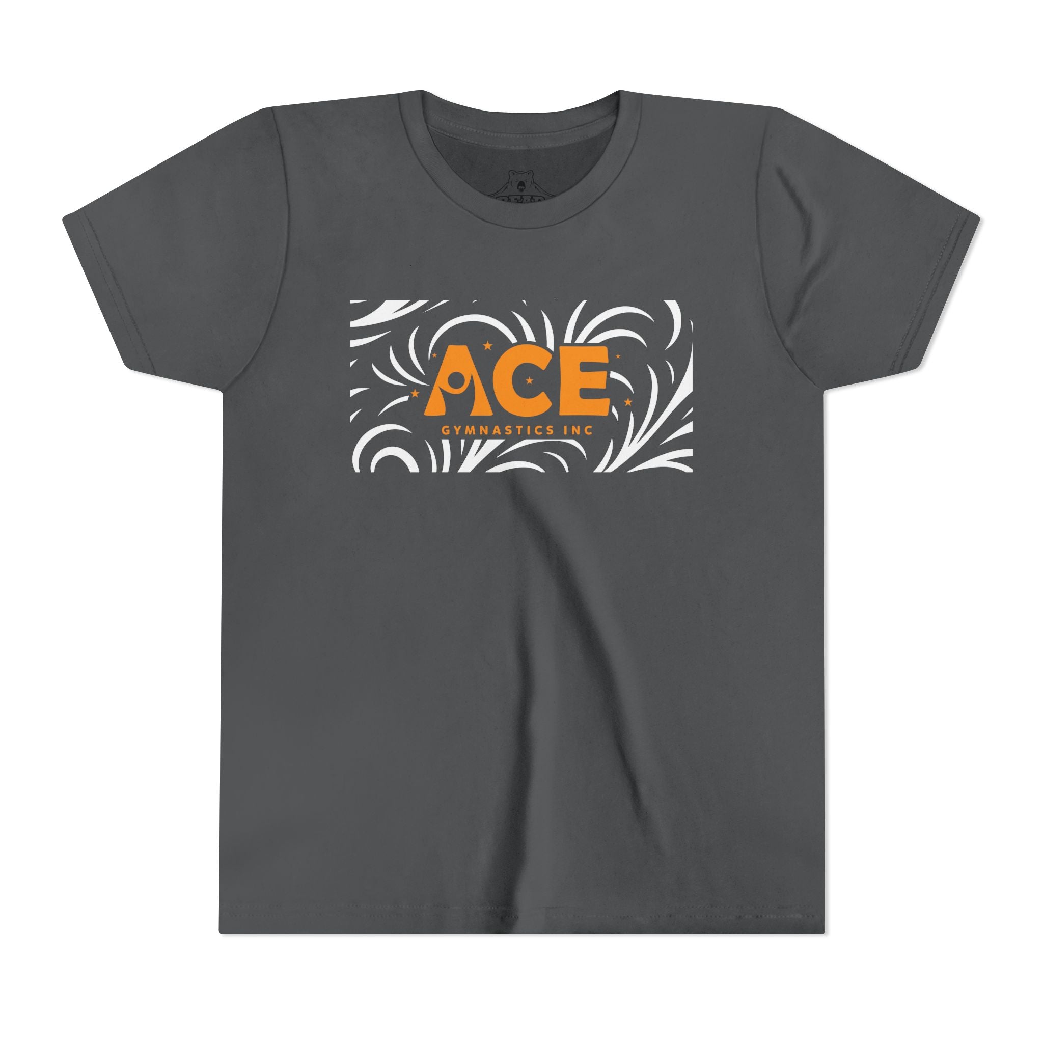 Airlume Cotton Athletic Youth Tee - Pattern - Ace Gymnastics