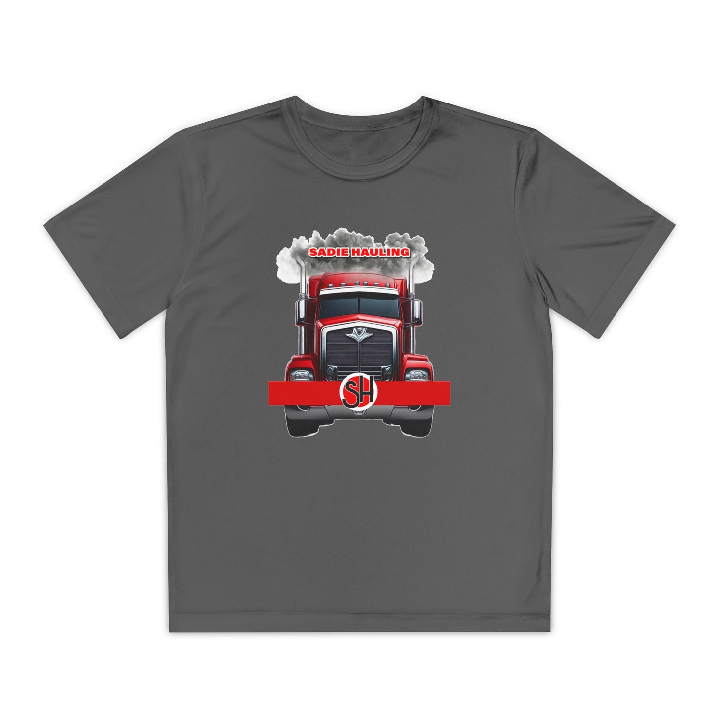 Youth Moisture-Wicking Performance Tee - Sadie Hauling