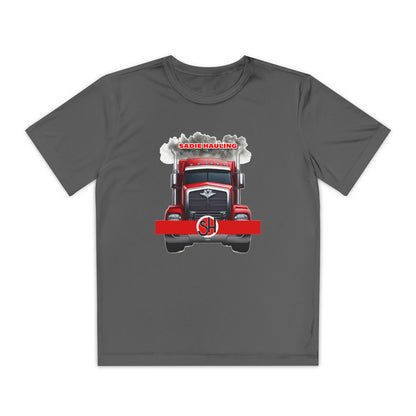 Youth Moisture-Wicking Performance Tee - Sadie Hauling