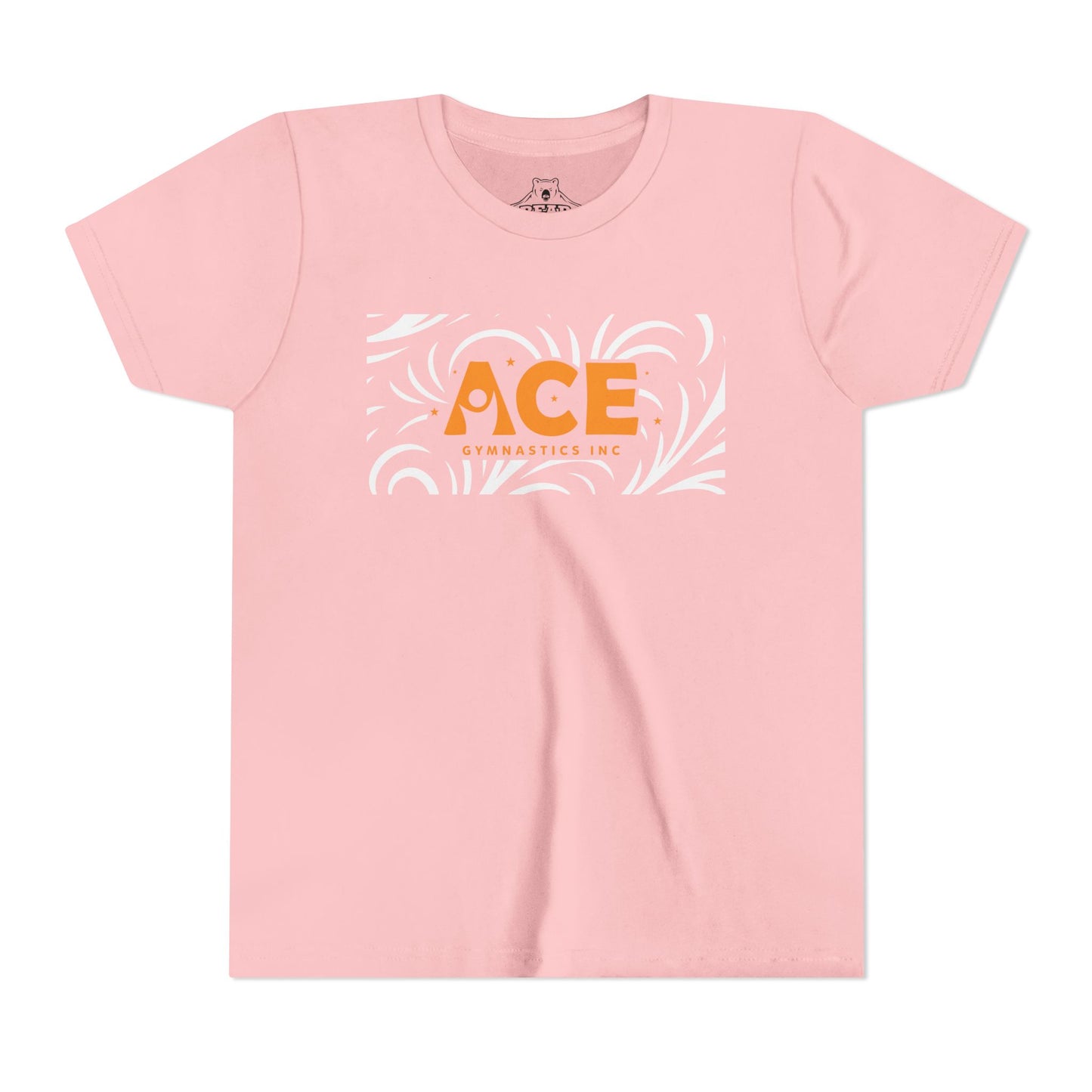 Airlume Cotton Athletic Youth Tee - Pattern - Ace Gymnastics