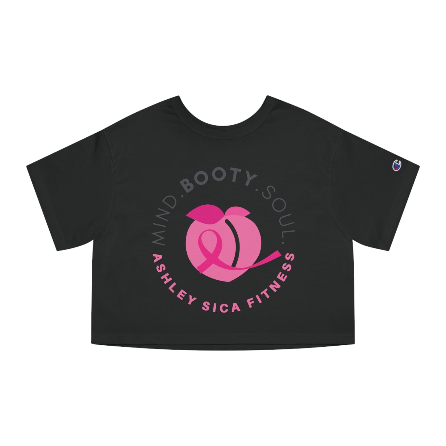 Champion – Women’s 100% Cotton Cropped Tee - ASF - Ashley Sica Fitness