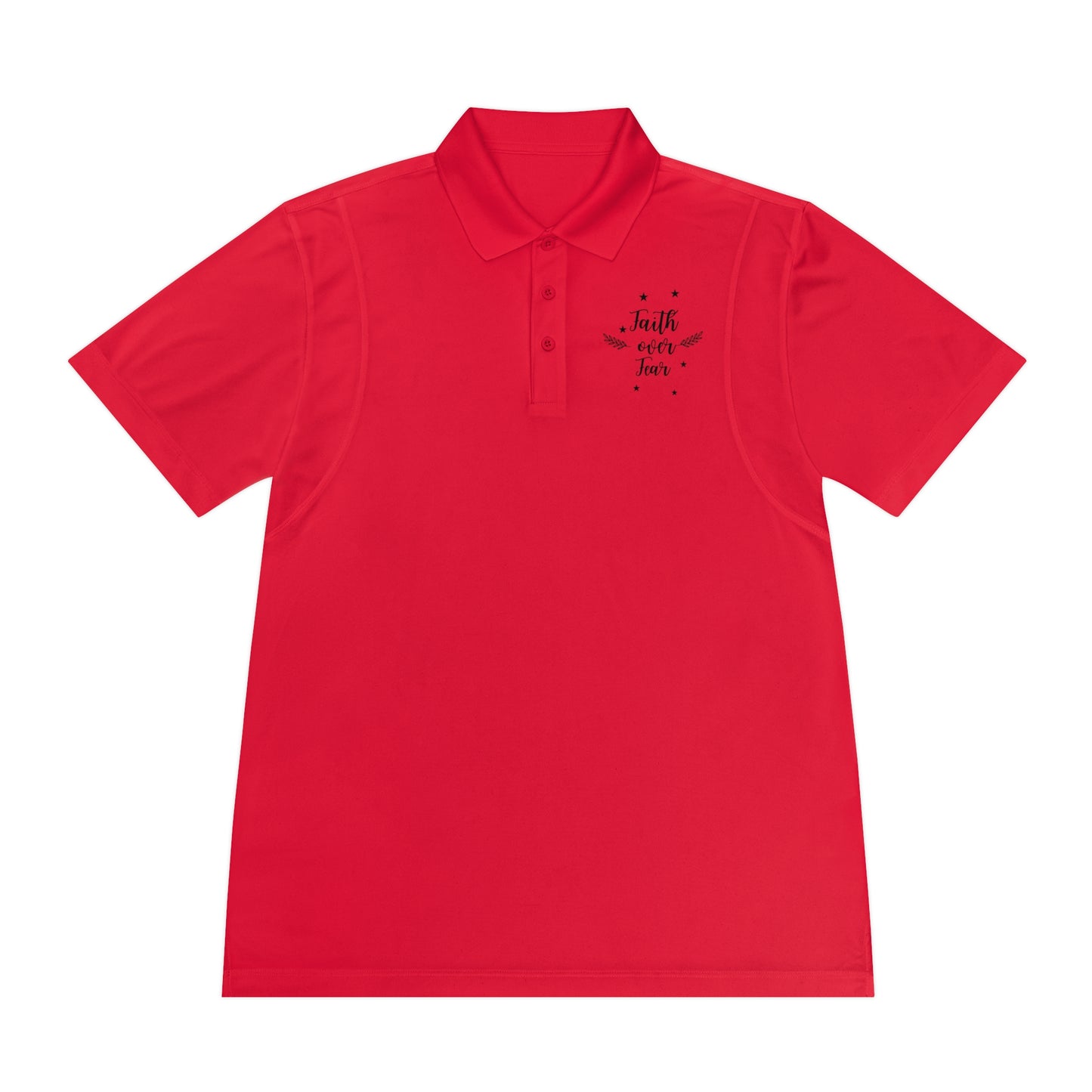 Performance Polo Shirt - Faith Over Fear-Faith N Fit