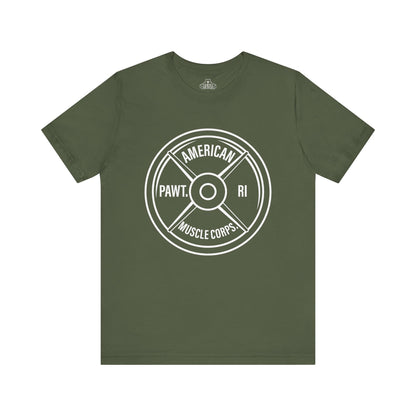 Airlume Cotton Athletic Tee - AMC Strong - American Muscle Corps