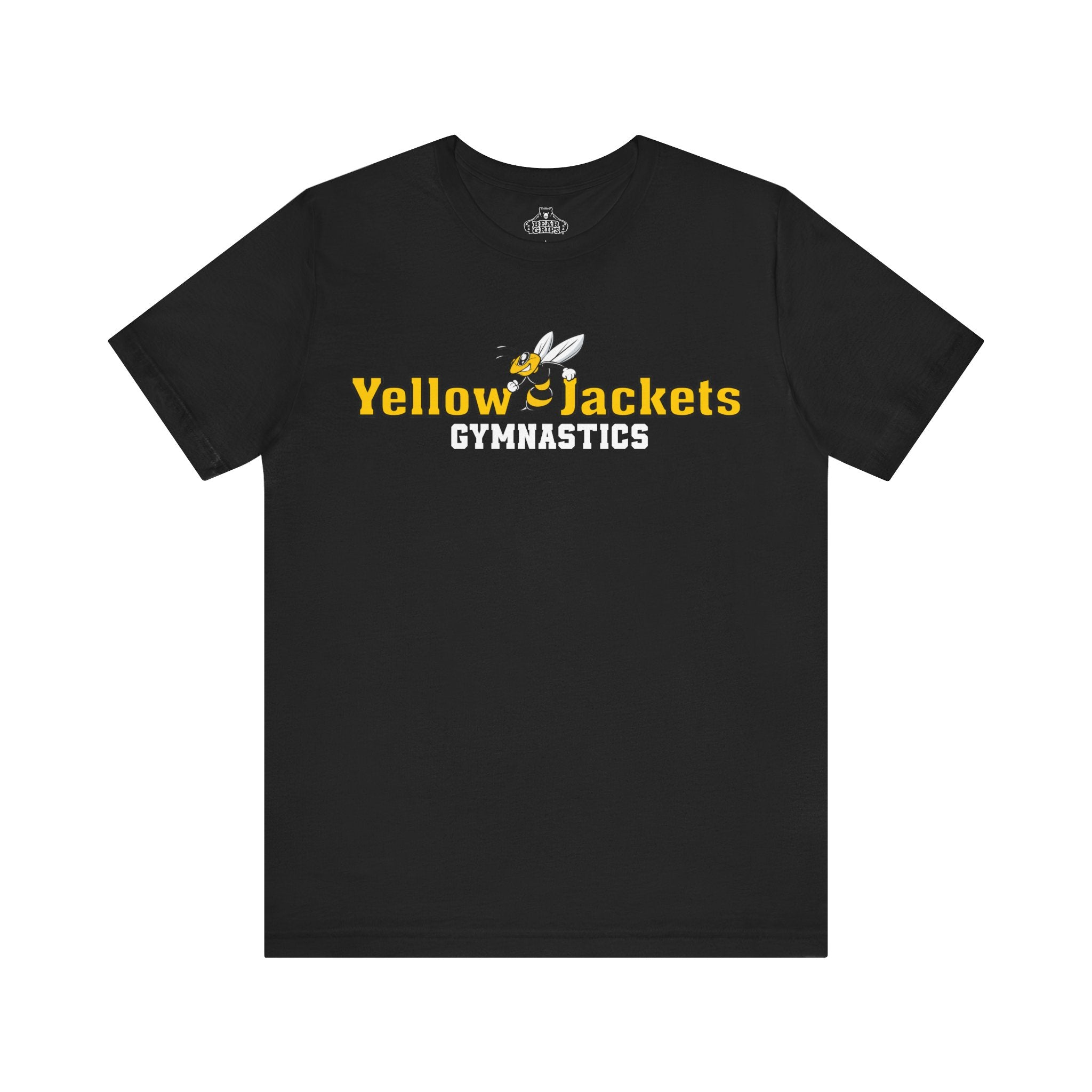 Airlume Cotton Athletic Tee - Yellow Jackets Gymnastics