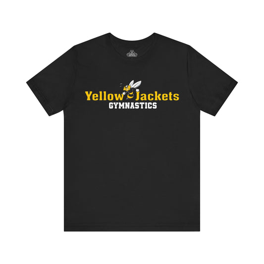 Airlume Cotton Athletic Tee - Yellow Jackets Gymnastics