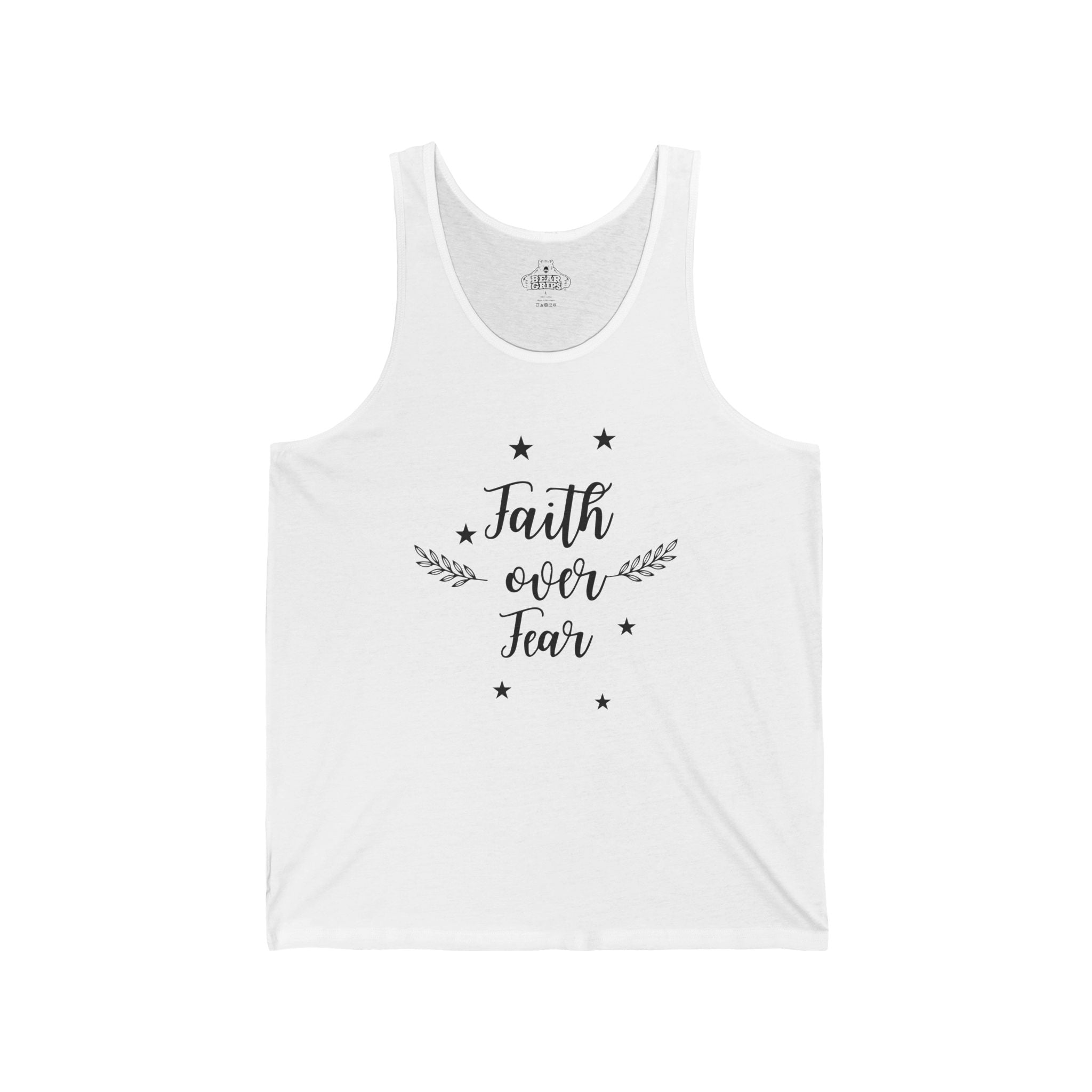 Workout Tank - Faith Over Fear-Faith N Fit