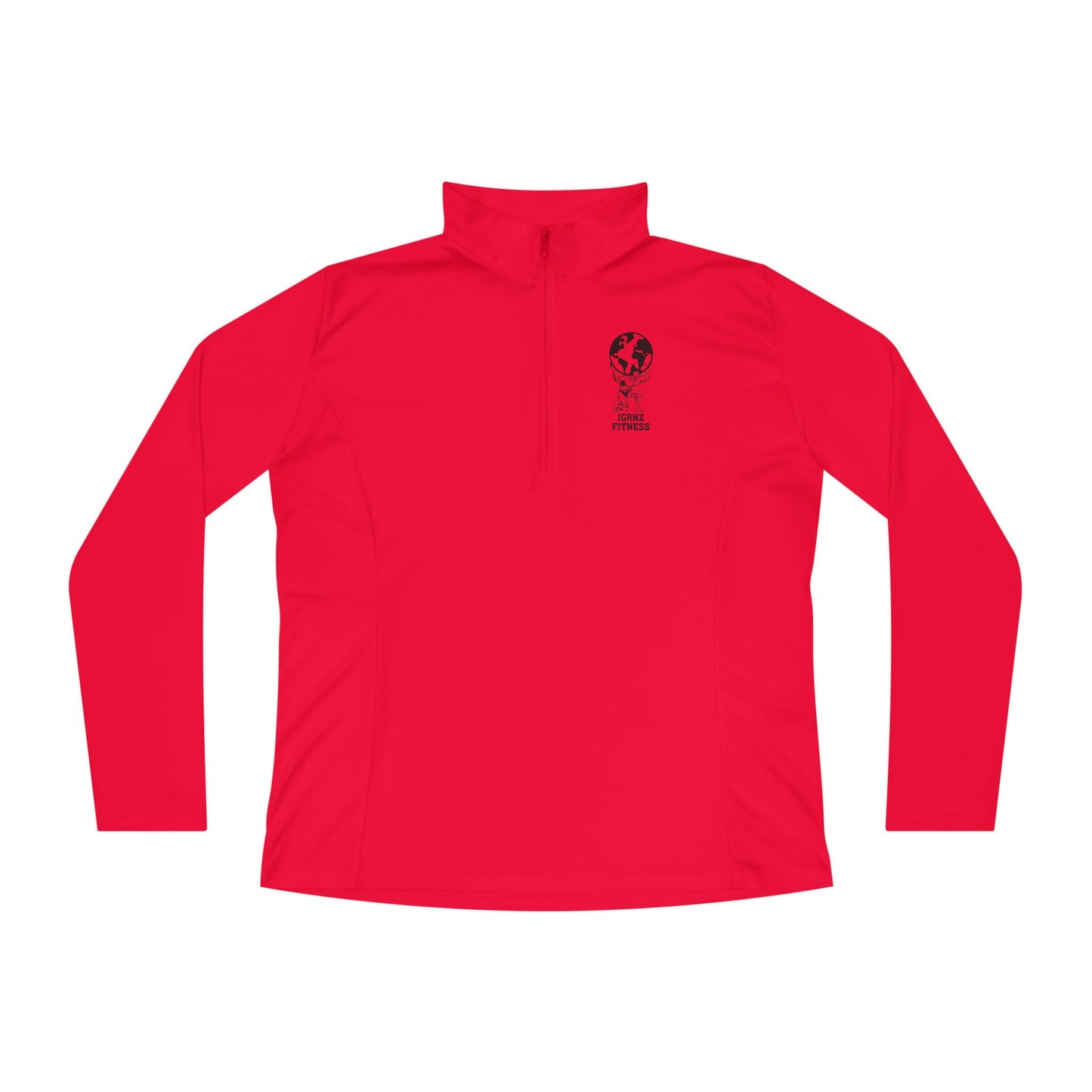 Ladies’ Quarter-Zip Pullover - FB - JGRNZ Fitness