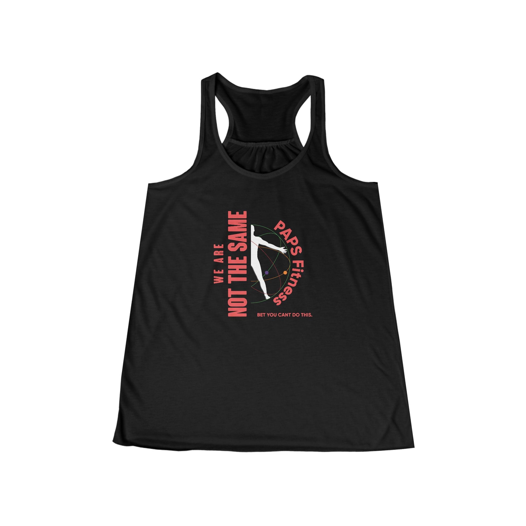 Ladies Flowy Racerback Tank - We Are Not The Same -  PAPS FITNESS