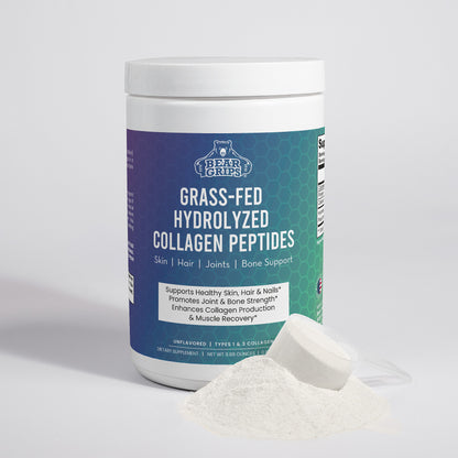 Grass-Fed Hydrolyzed Collagen Peptides - Unflavored - Bear Grips