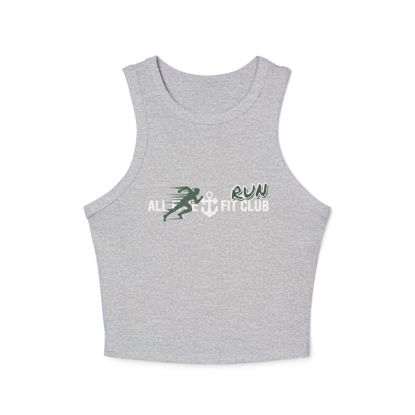 Ladies Ribbed Tank - AEFC : Run Club -All Else Fit Club