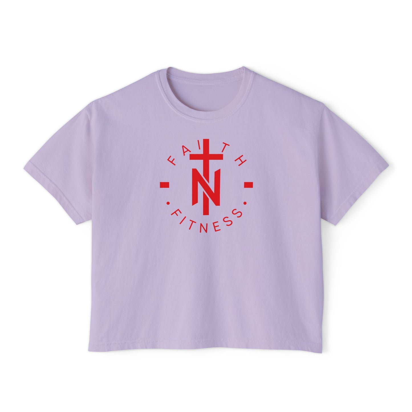 Women’s Oversized Boxy Tee - Faith N Fit