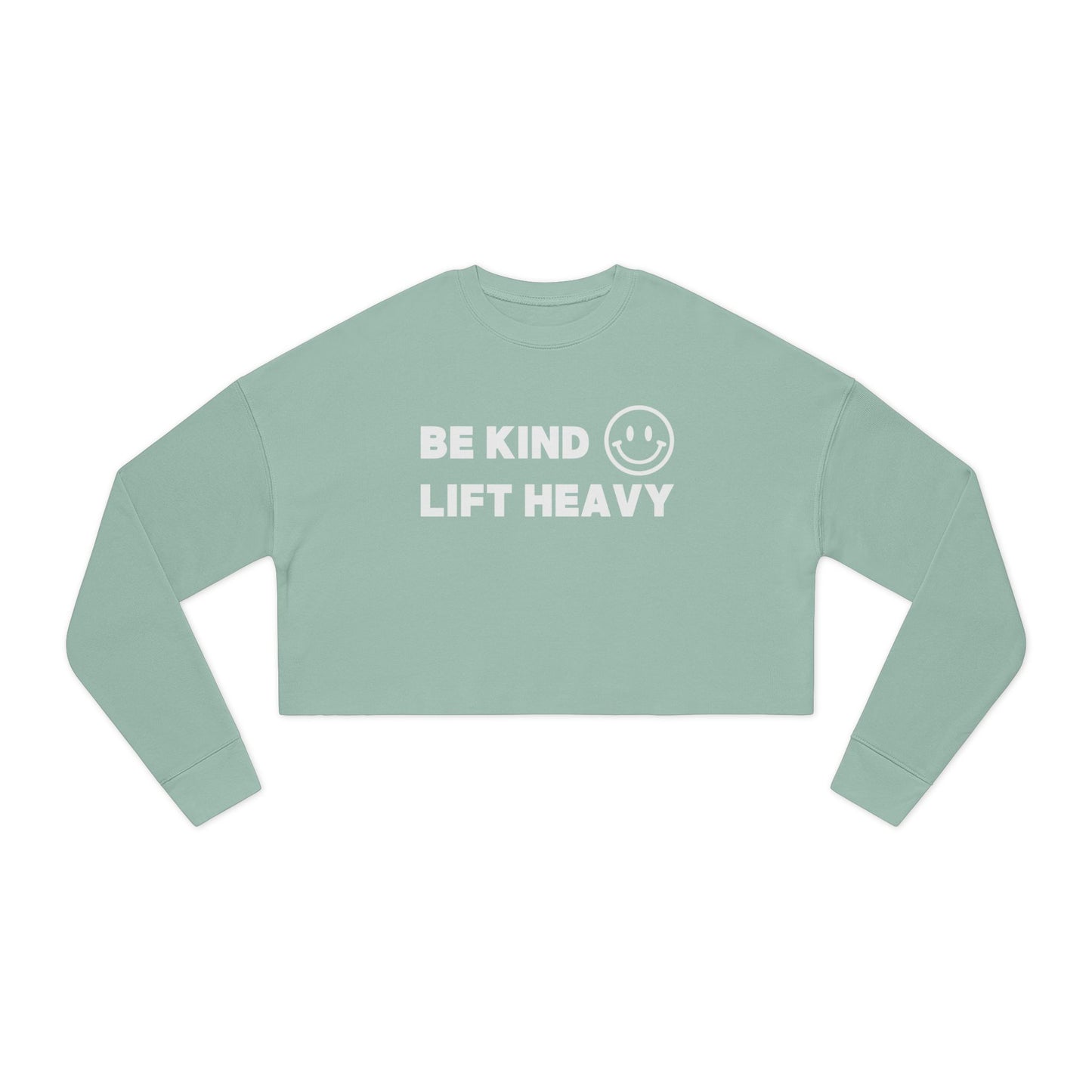 Bella+Canvas – Women’s 52/48 Cropped Sweatshirt - Be Kind - K Fit Body
