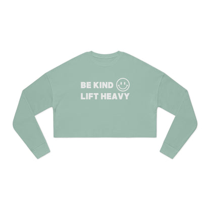 Bella+Canvas – Women’s 52/48 Cropped Sweatshirt - Be Kind - K Fit Body
