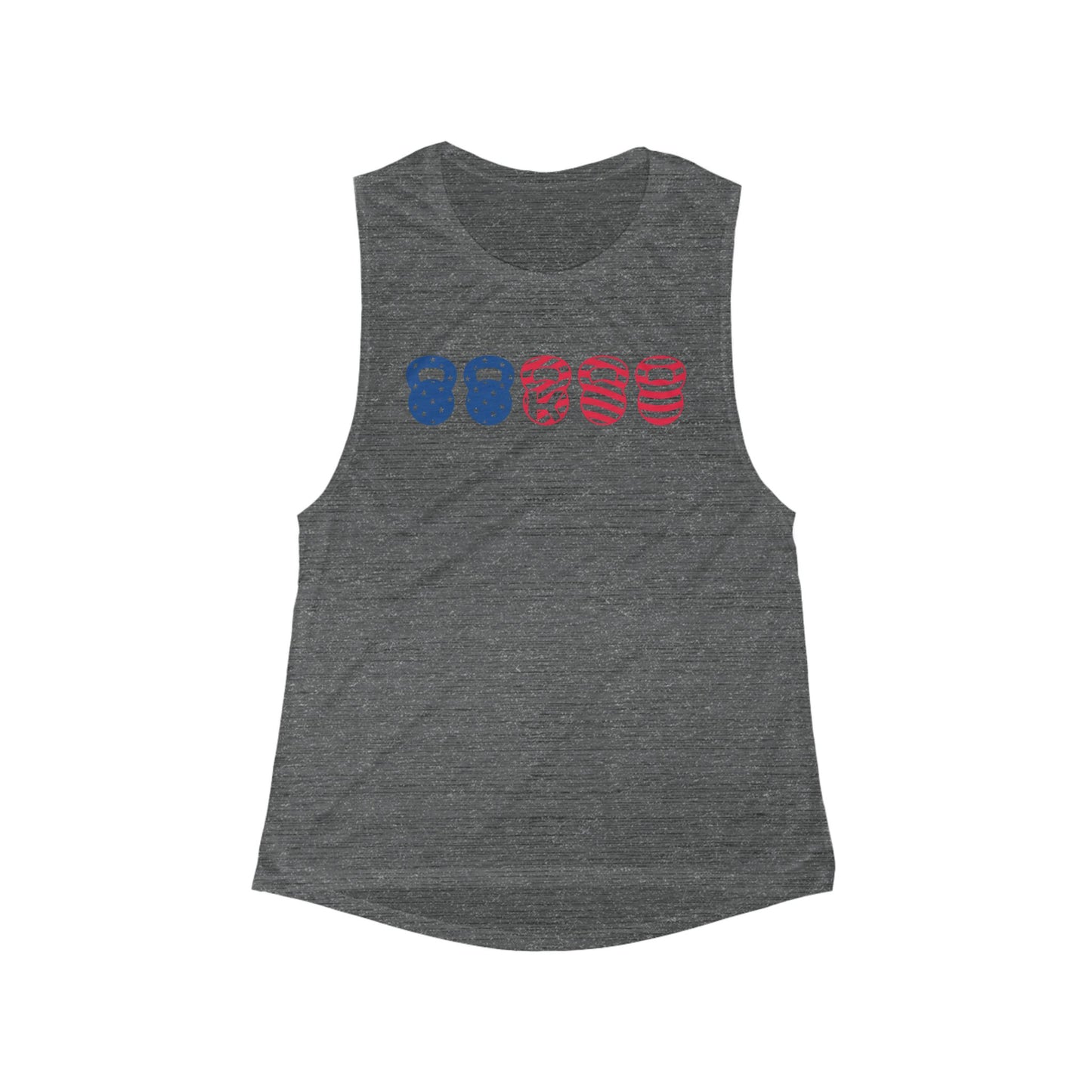 Bella+Canvas – Women’s 65/35 Poly/Viscose Flowy Scoop Muscle Tank - American - K Fit Body