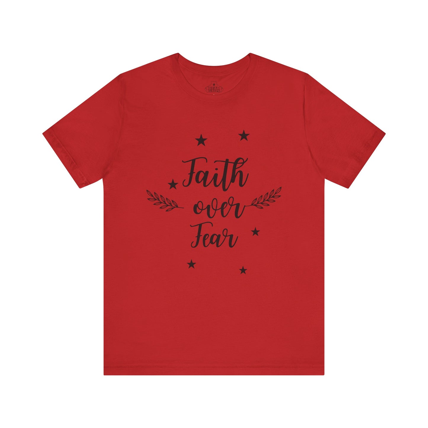 Airlume Cotton Athletic Tee - Faith Over Fear-Faith N Fit