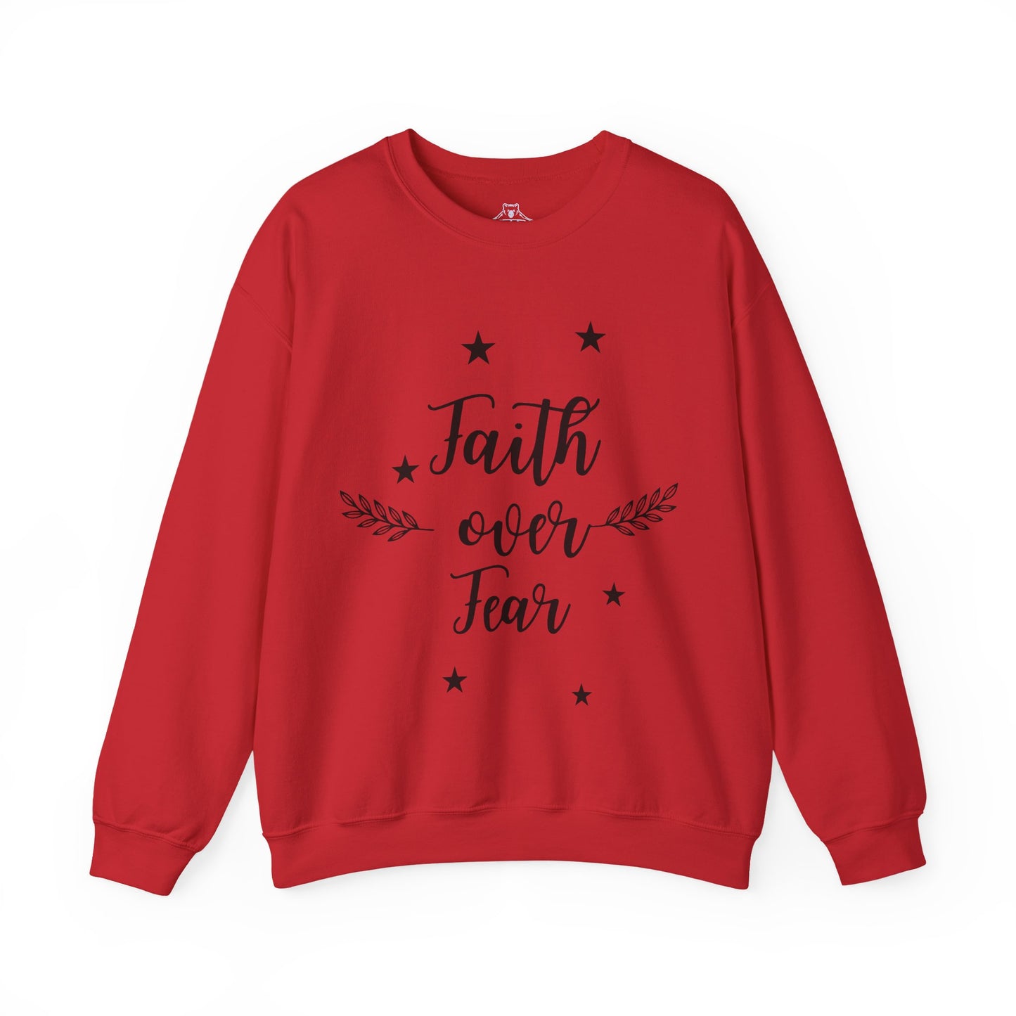 Perfect Soft Crewneck Sweatshirt -Faith Over Fear-Faith N Fit