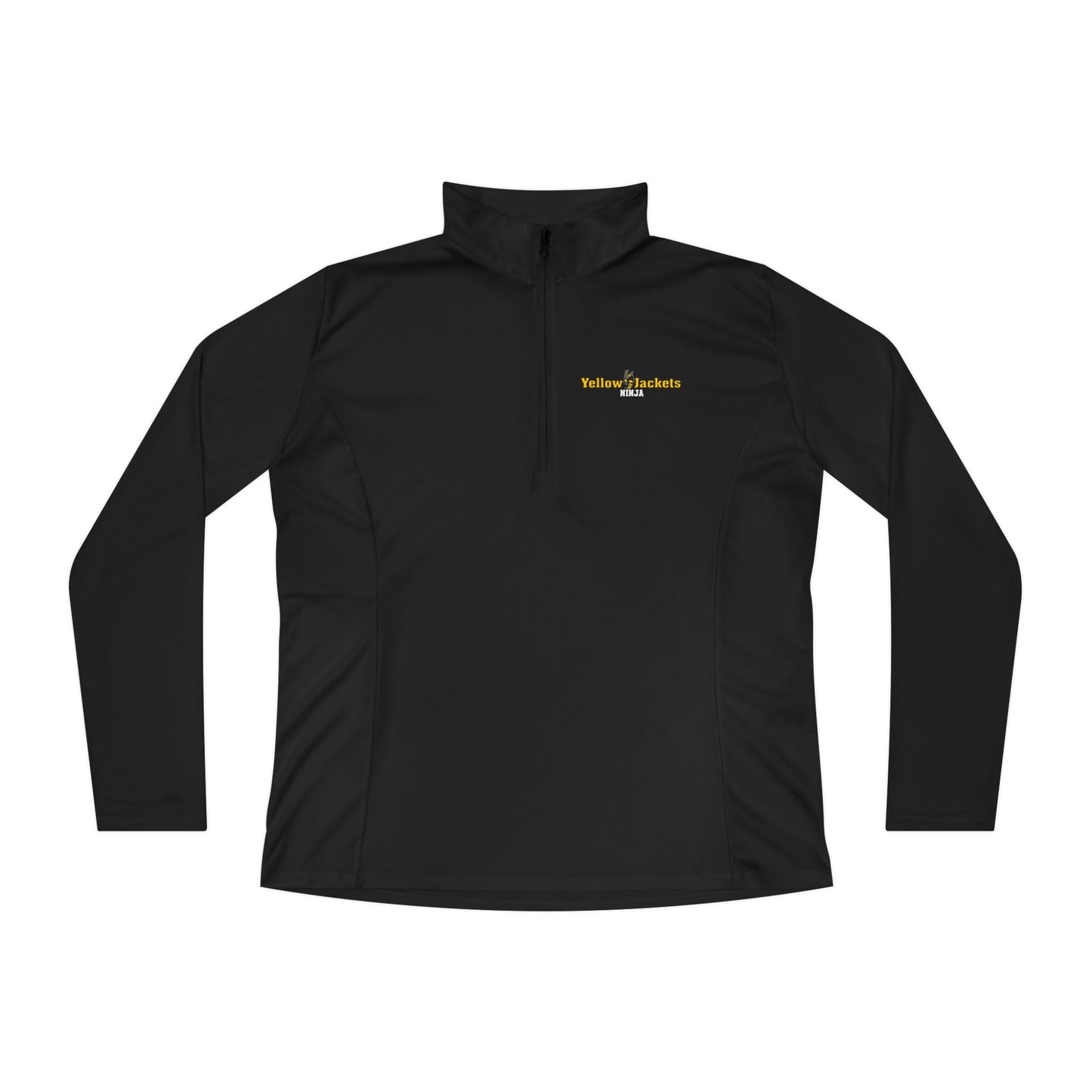 Ladies’ Quarter-Zip Pullover - Yellow Jackets Ninja