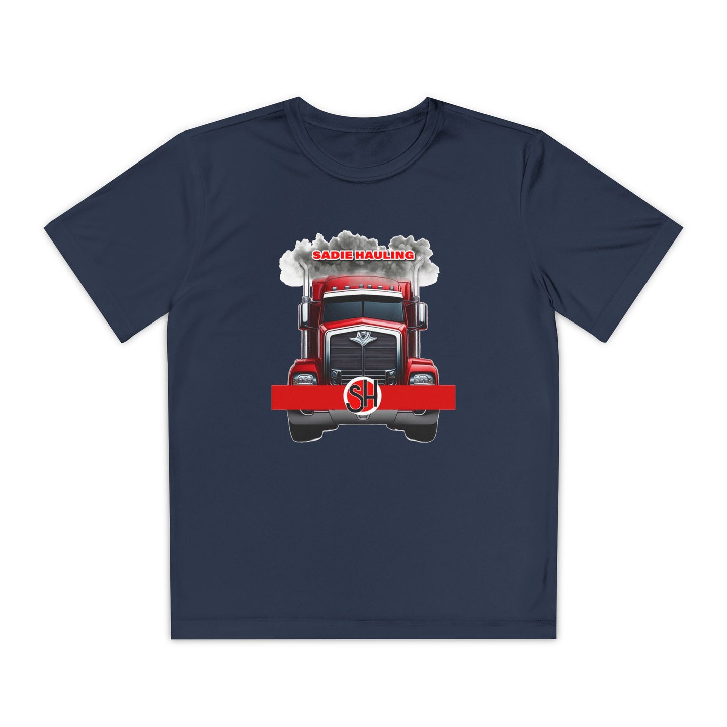 Youth Moisture-Wicking Performance Tee - Sadie Hauling