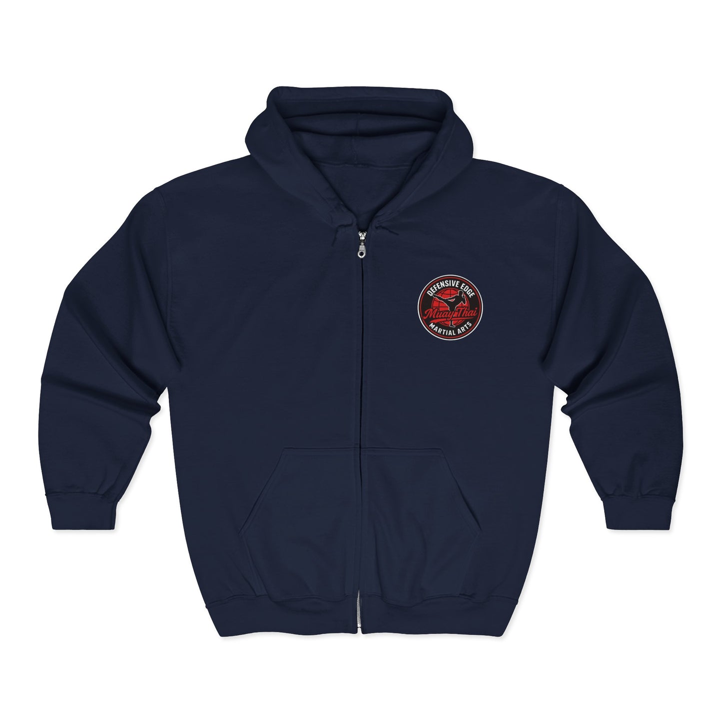 Classic Zip-Up Hoodie - Muay Thai - Defensive Edge