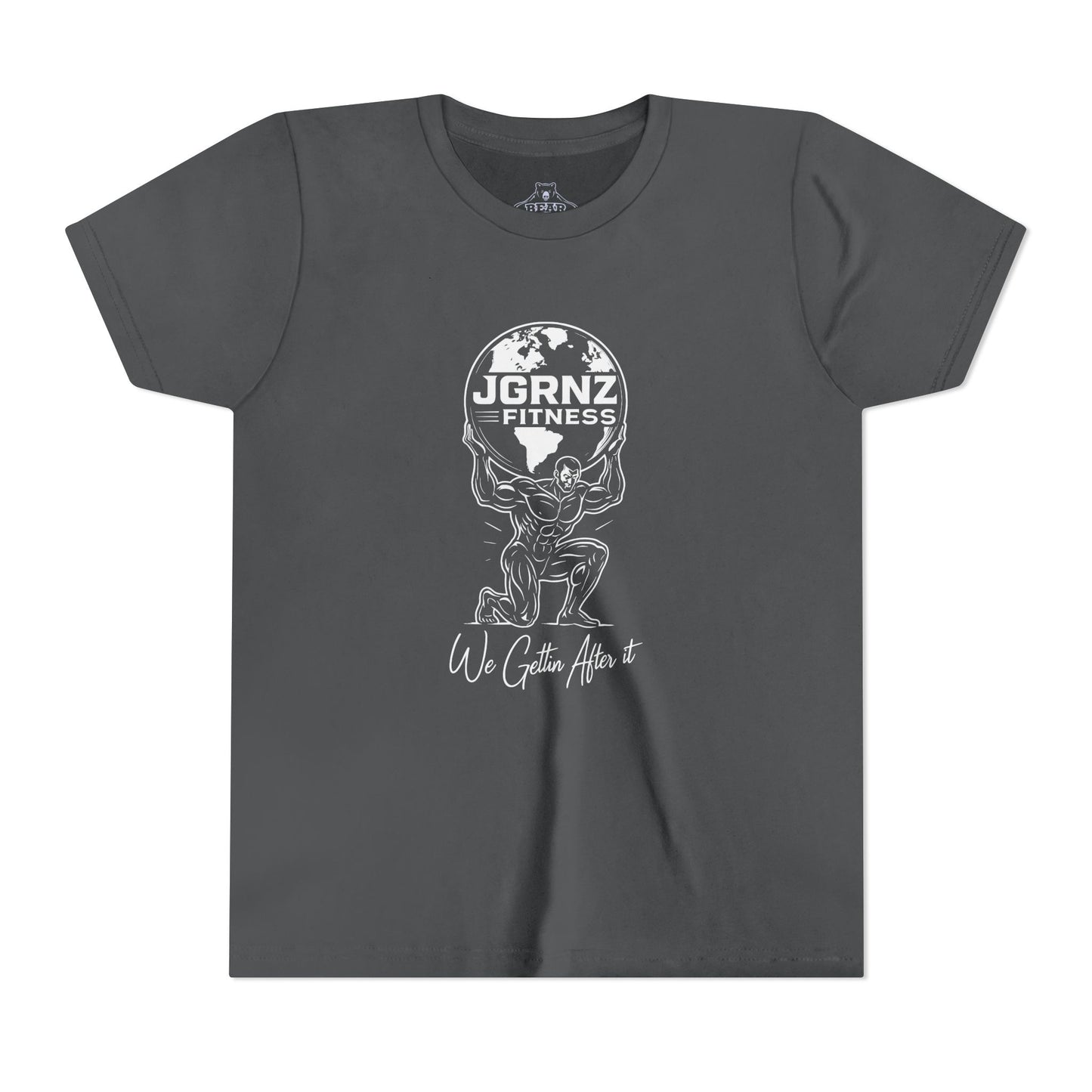 Youth Airlume Cotton Athletic  Tee - JGRNZ FITNESS