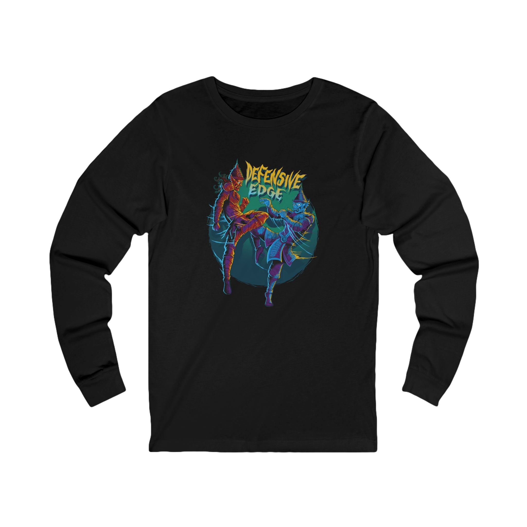 Long Sleeve Cotton Shirt - DEM- Defensive Edge Martial Arts