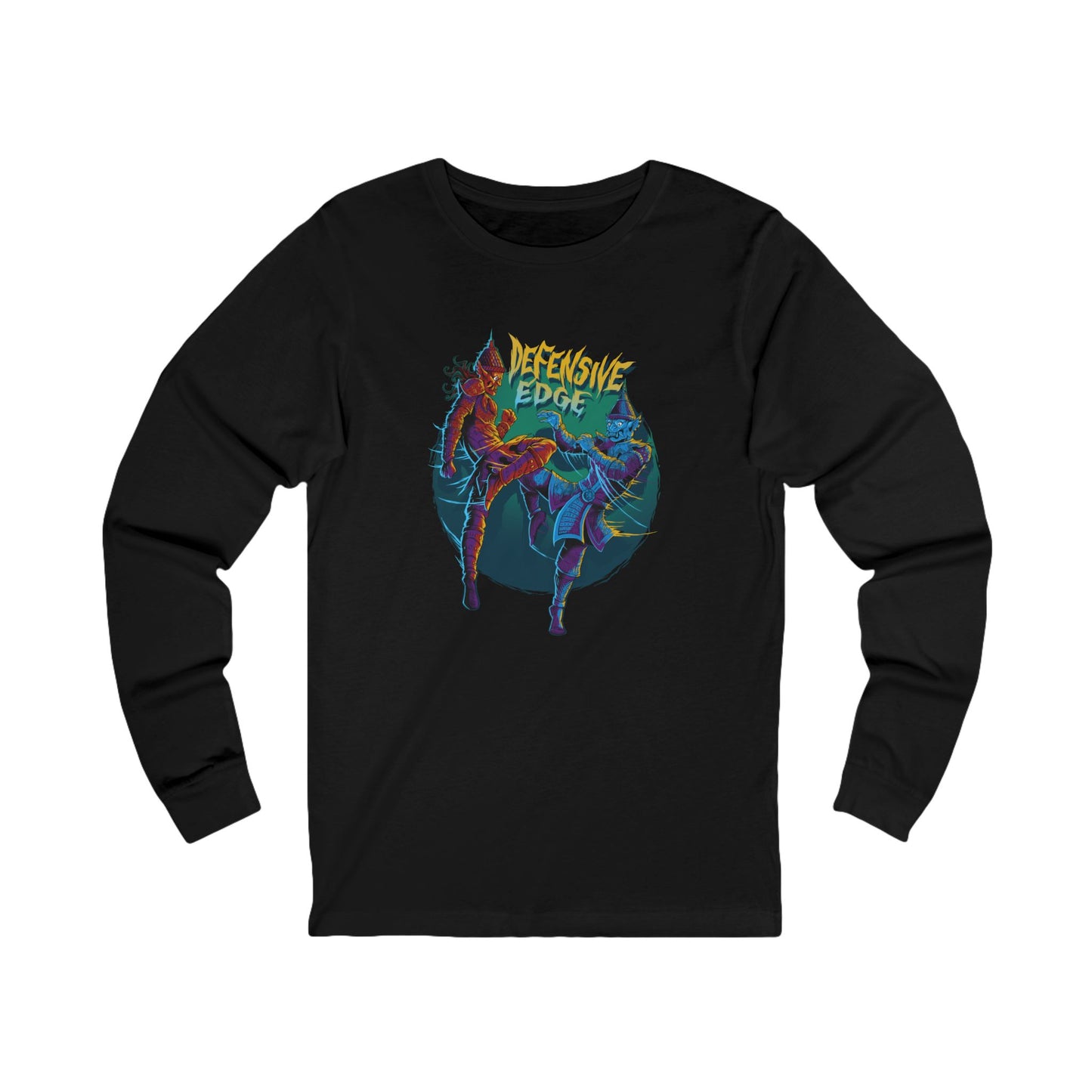 Long Sleeve Cotton Shirt - DEM- Defensive Edge Martial Arts