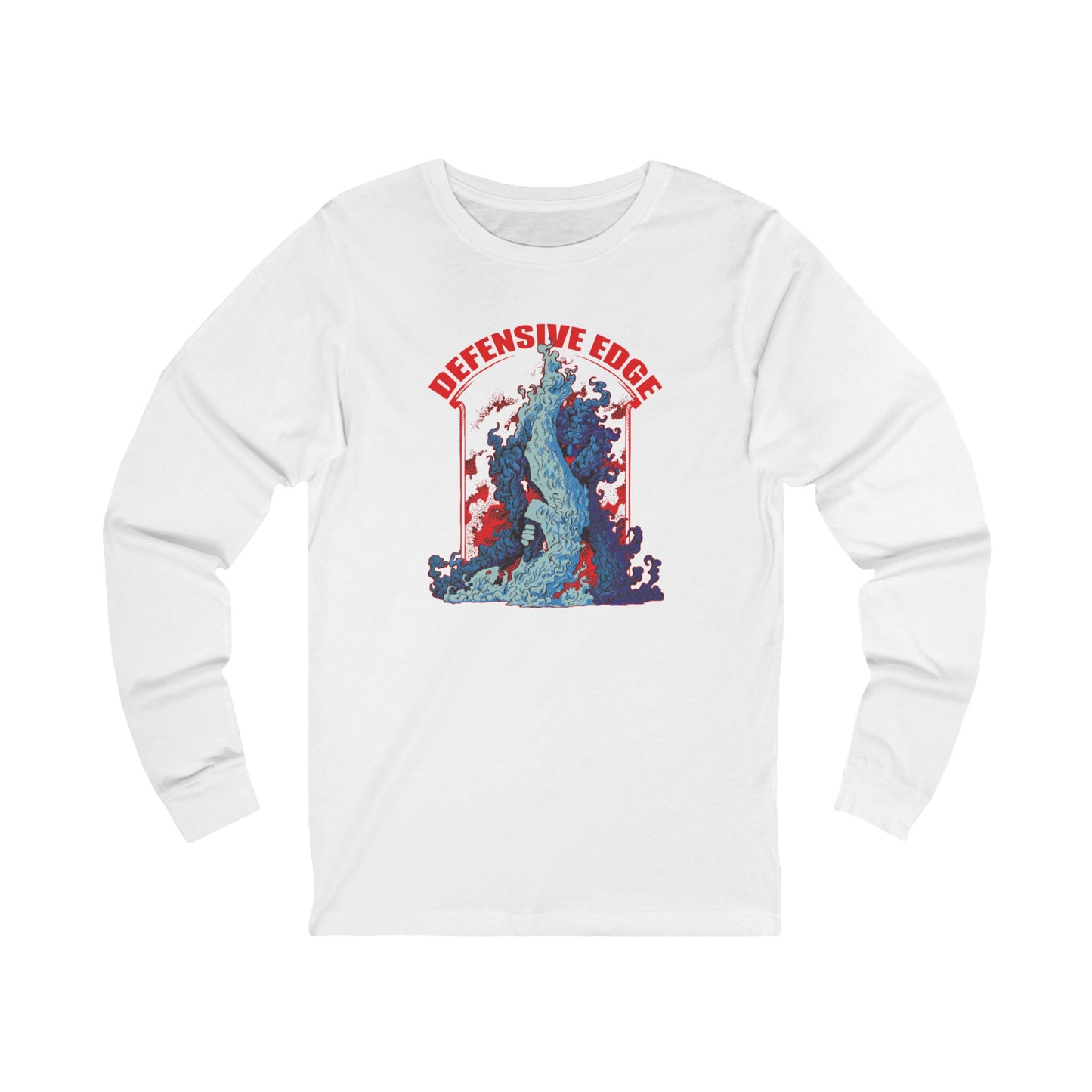 Long Sleeve Cotton Shirt - DE-Defensive Edge Martial Arts