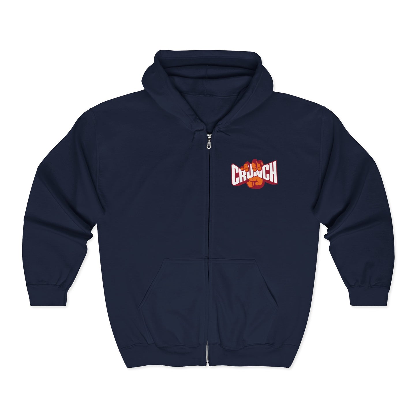 Classic Zip-Up Hoodie - Crunch Fitness