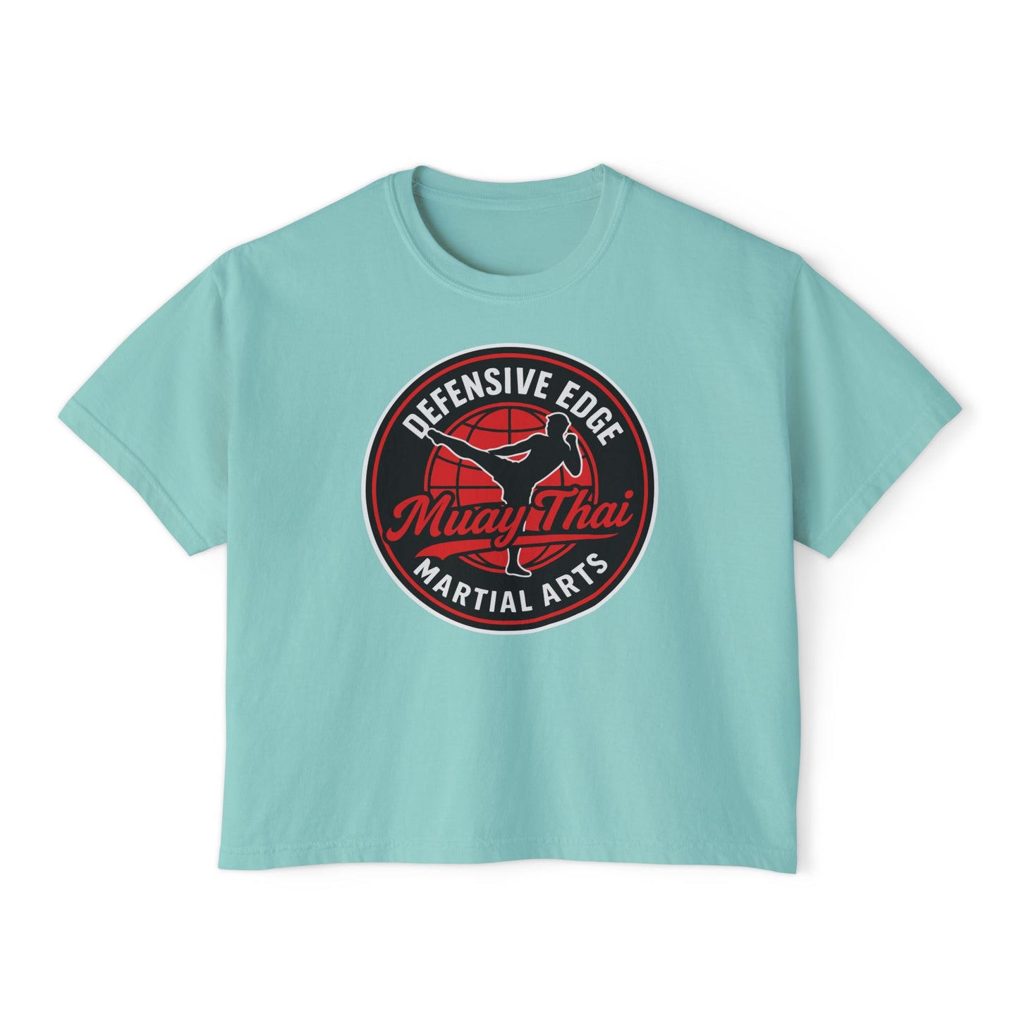 Women’s Oversized Boxy Tee - Muay Thai - Defensive Edge