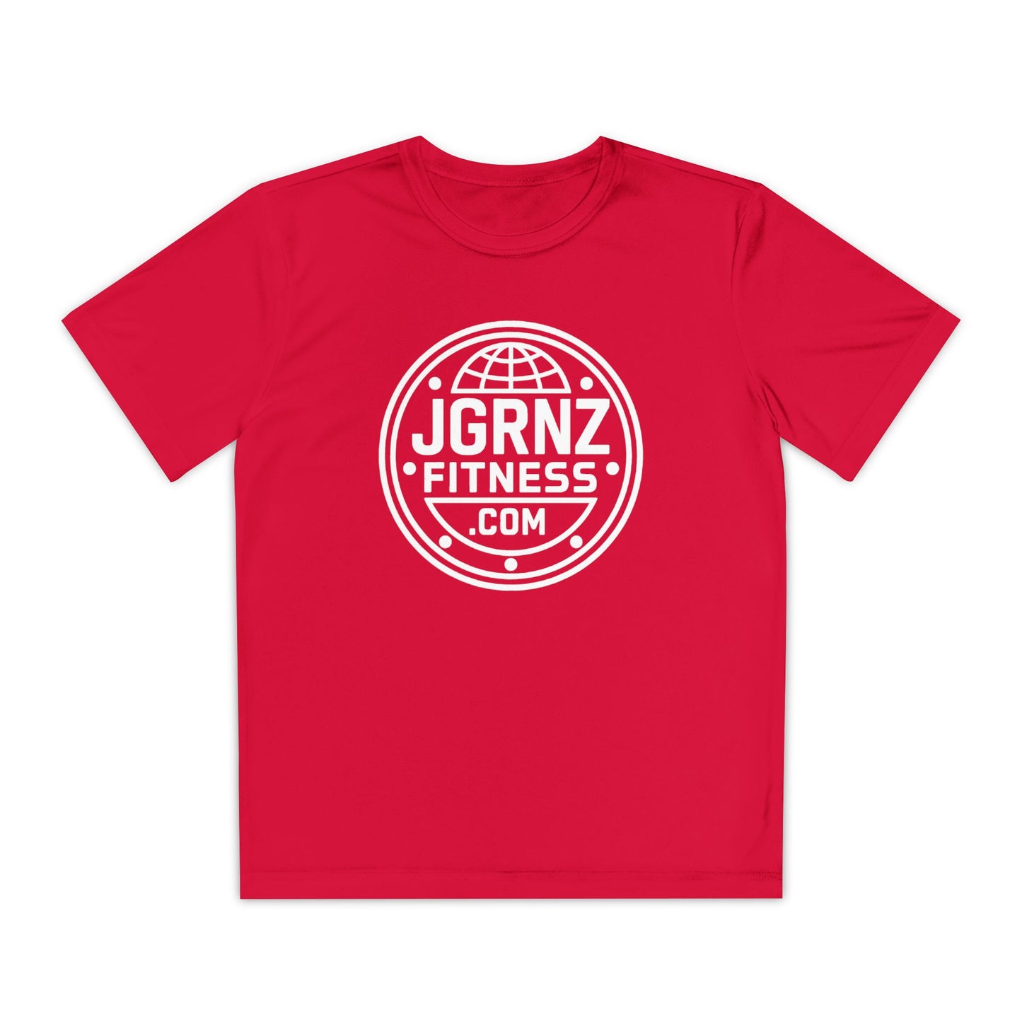 Youth Moisture-Wicking Performance Tee - Plate - JGRNZ FITNESS