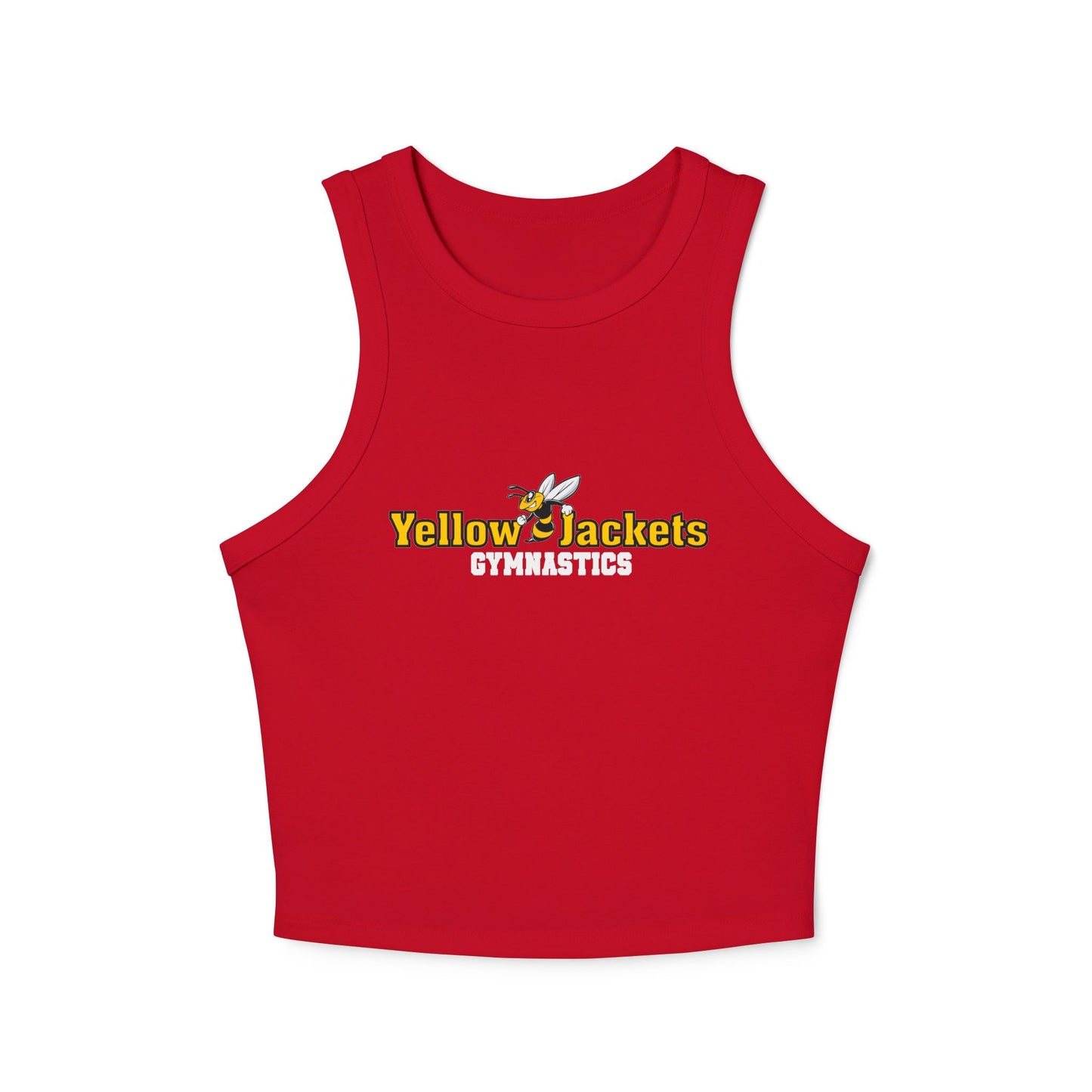 Ladies Ribbed Tank -  Yellow Jackets Gymnastics