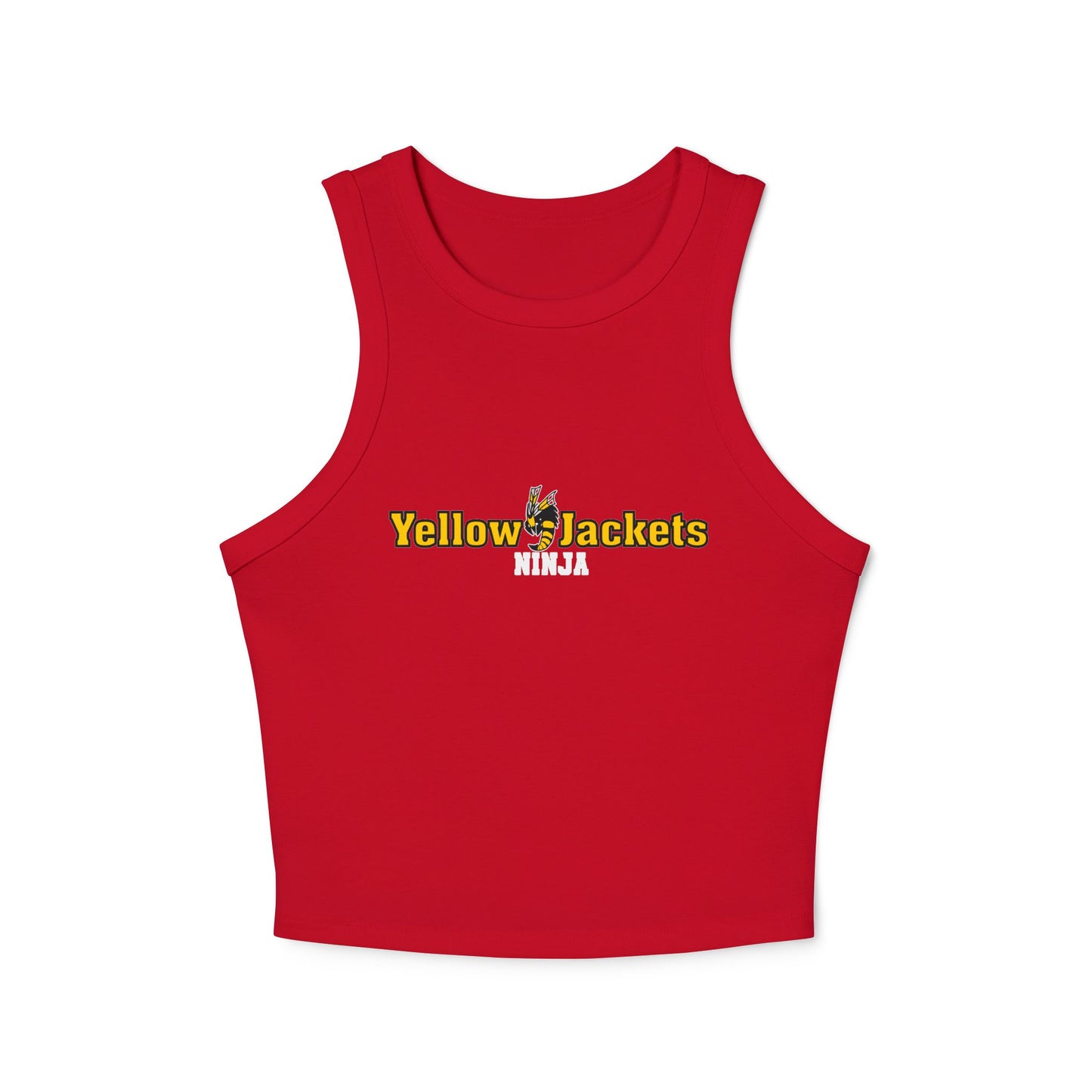 Ladies Ribbed Tank -  Yellow Jackets Ninja
