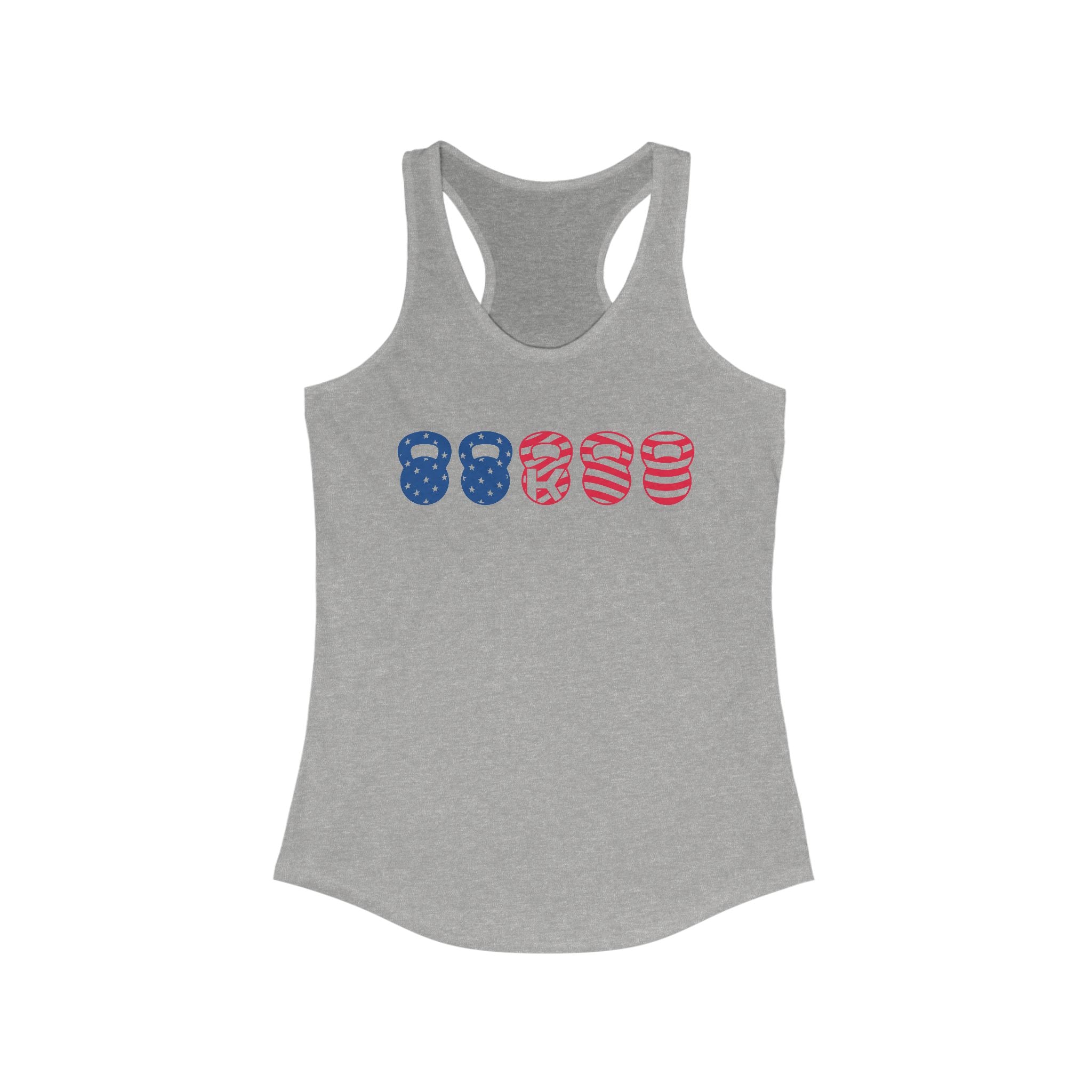 Ladies Racerback Tank - American- K Fit Body