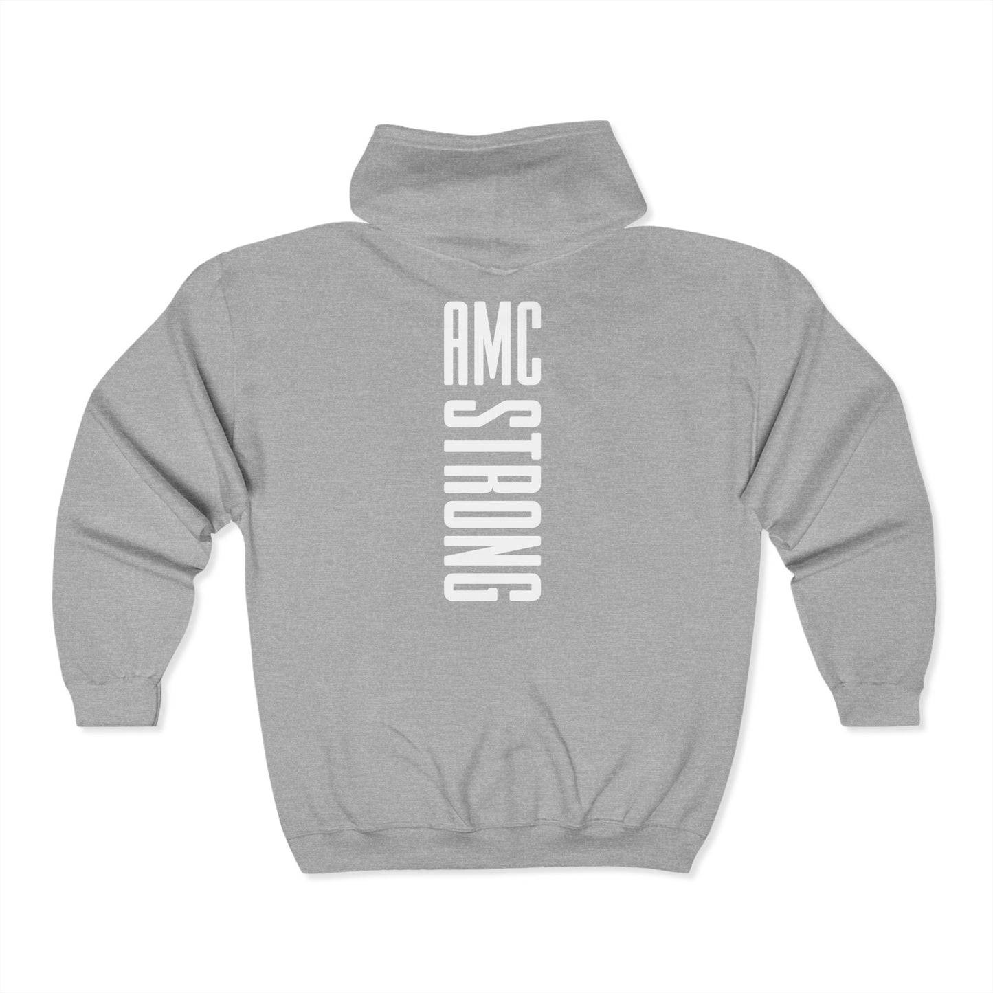 Classic Zip-Up Hoodie - AMC Strong - American Muscle Corps