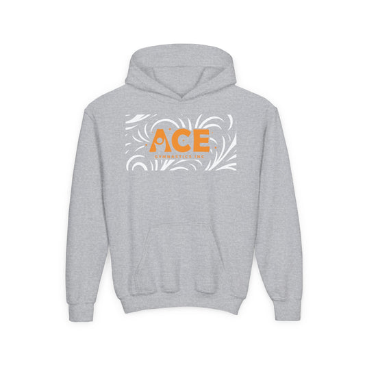 Youth Comfort Soft Hoodie - Pattern - Ace Gymnastics