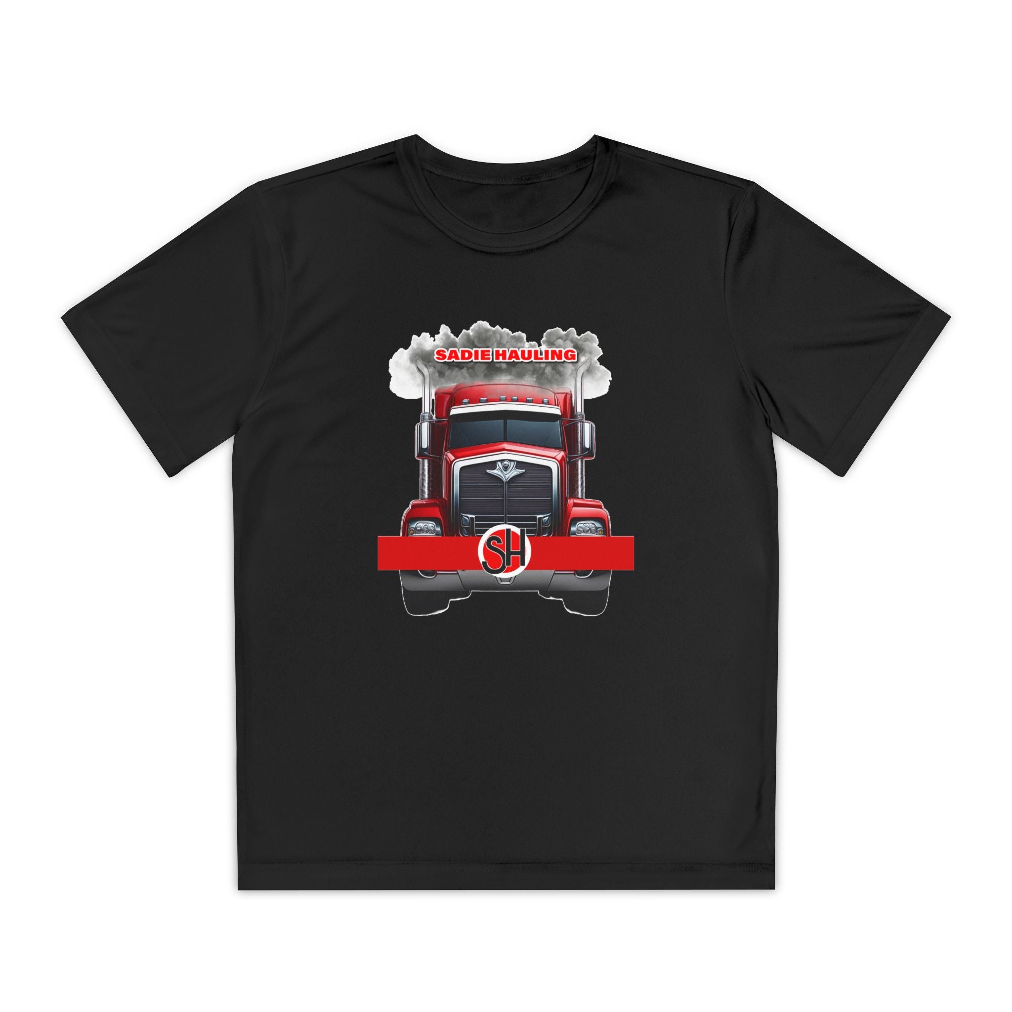 Youth Moisture-Wicking Performance Tee - Sadie Hauling