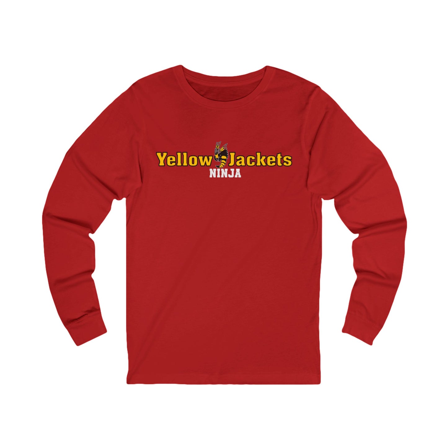 Long Sleeve Cotton Shirt - Yellow Jackets Ninja