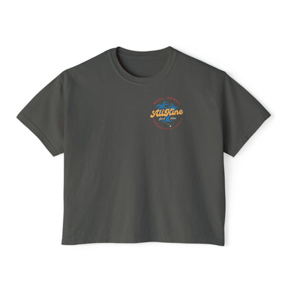 Women’s Oversized Boxy Tee - Paradise - All Kine