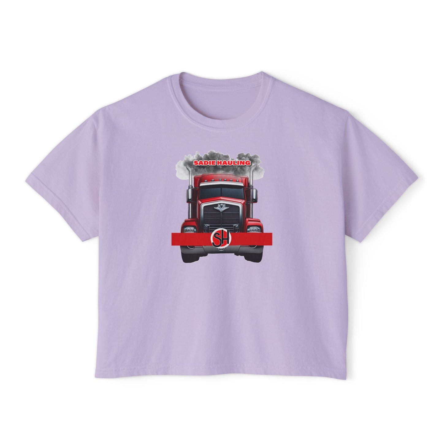 Women’s Oversized Boxy Tee - Sadie Hauling