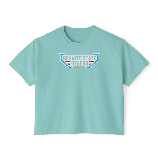 Women’s Oversized Boxy Tee -  Granite State Fitness