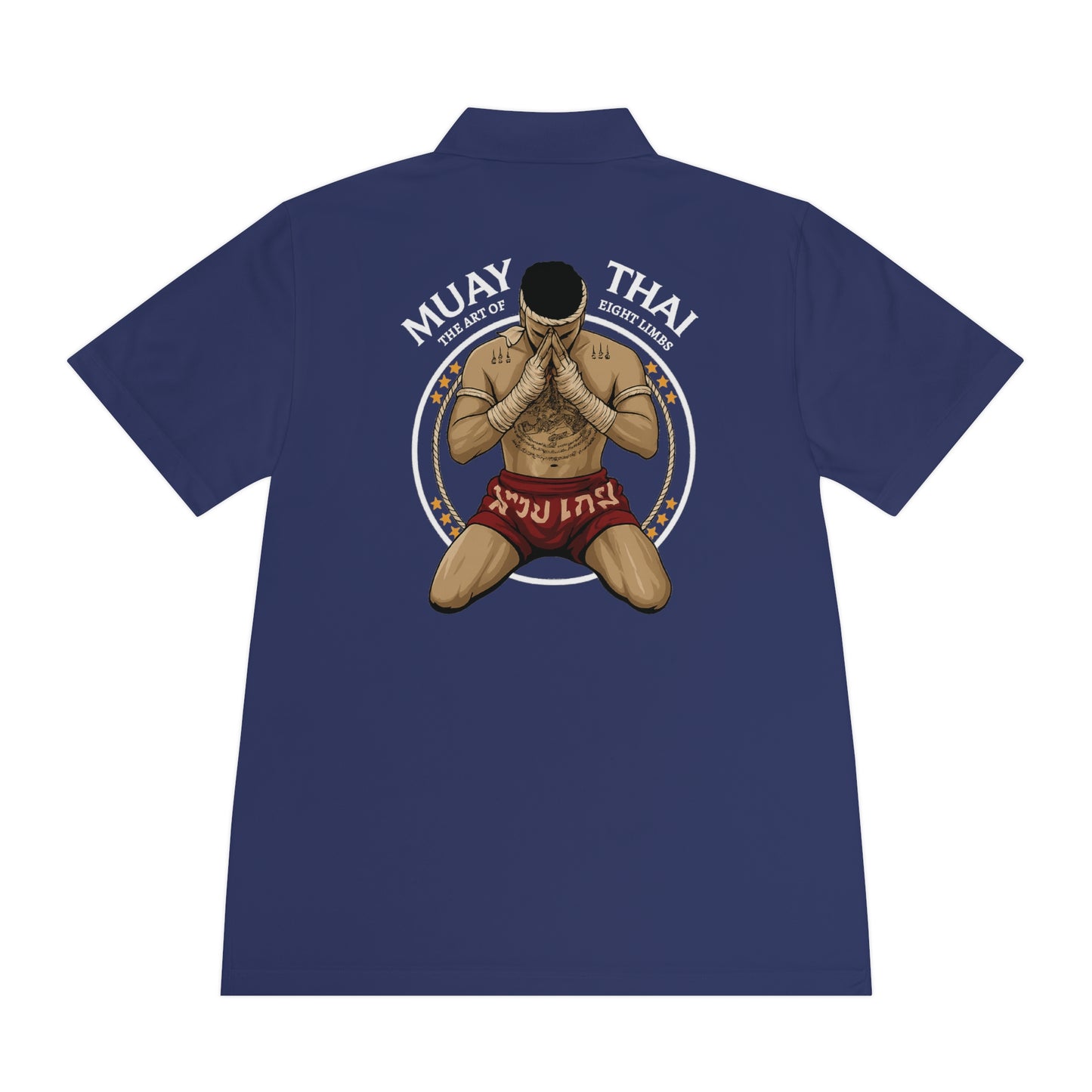 Performance Polo Shirt - Moisture Wicking - 8 limbs - DS Muay Thai Squad