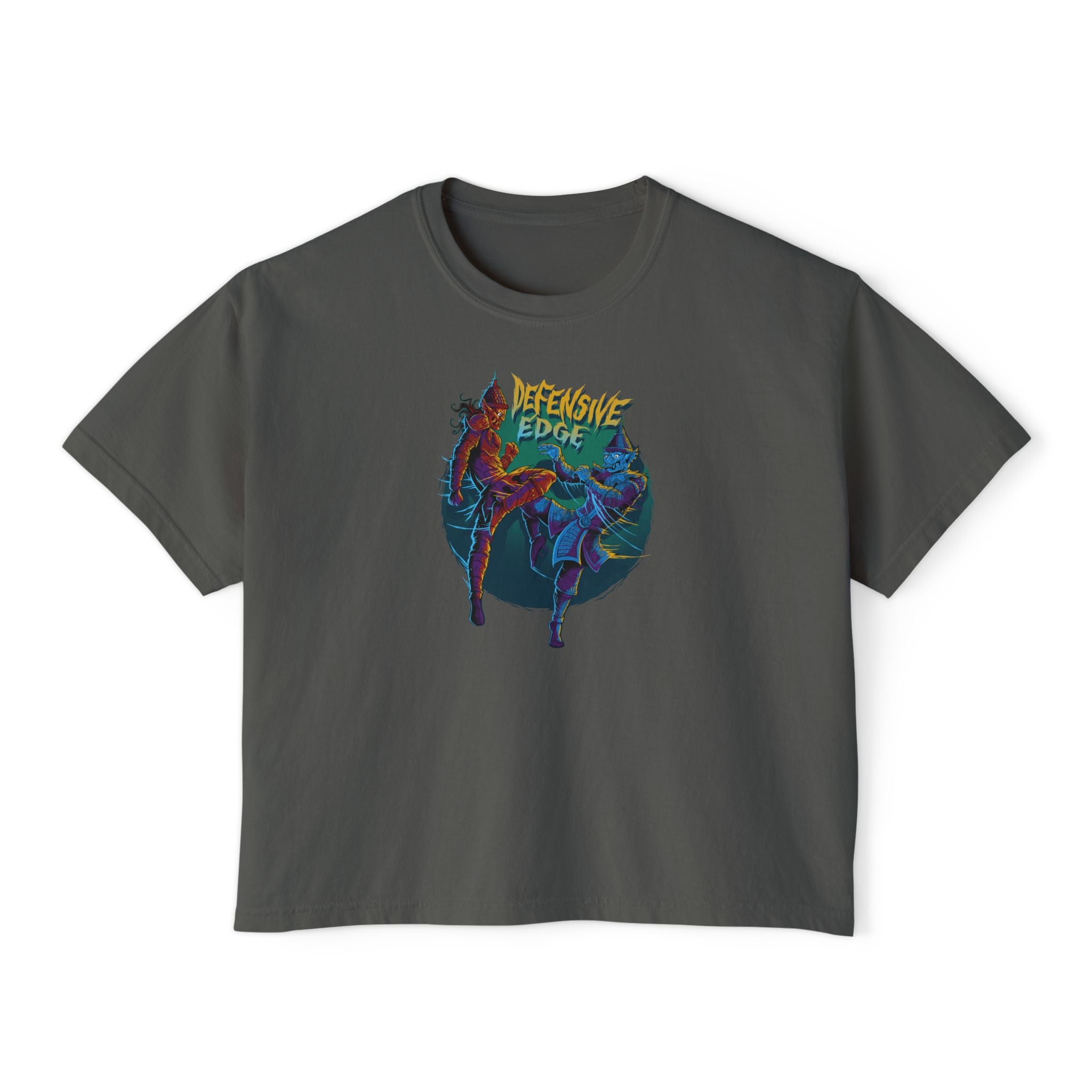 Women’s Oversized Boxy Tee - DEM- Defensive Edge Martial Arts