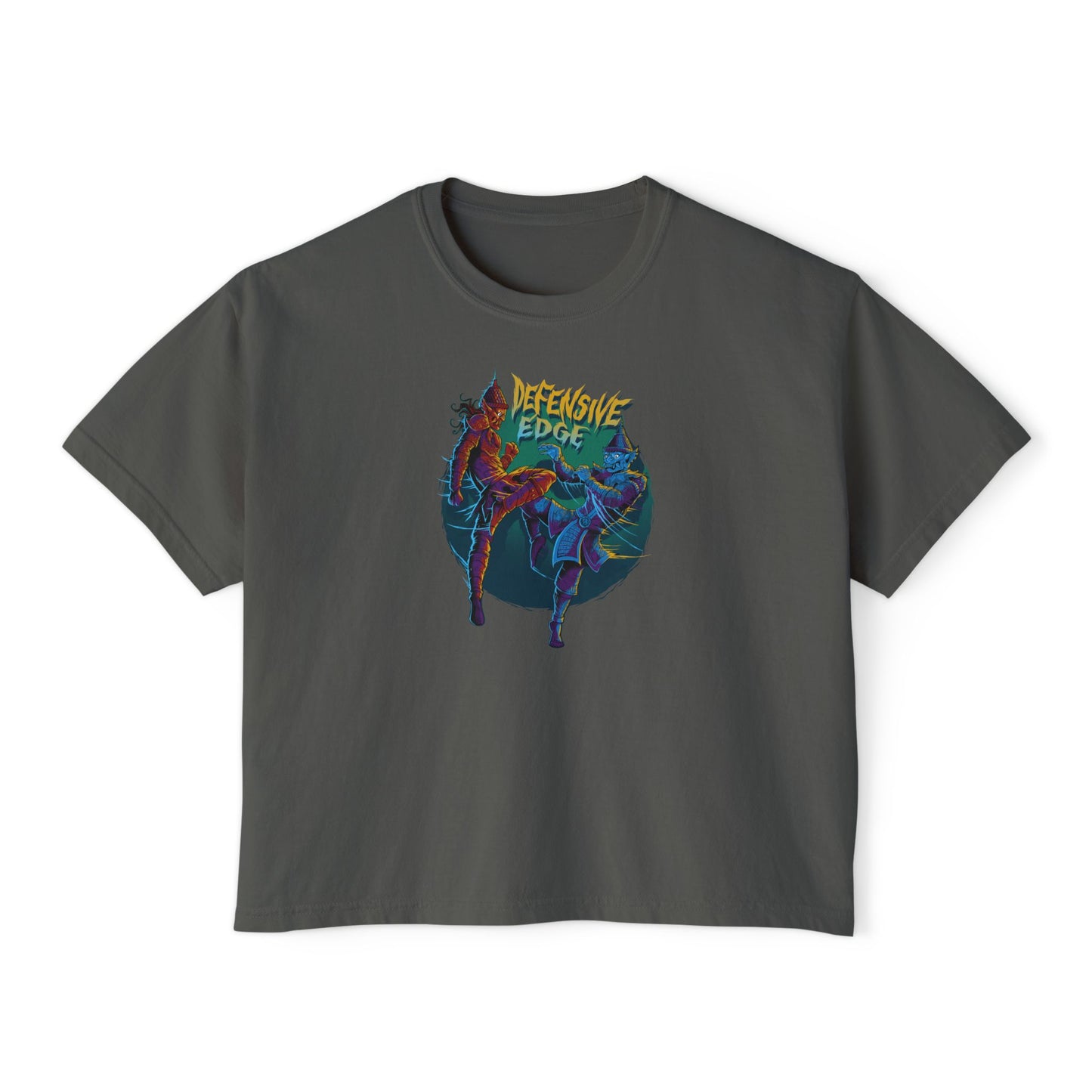 Women’s Oversized Boxy Tee - DEM- Defensive Edge Martial Arts
