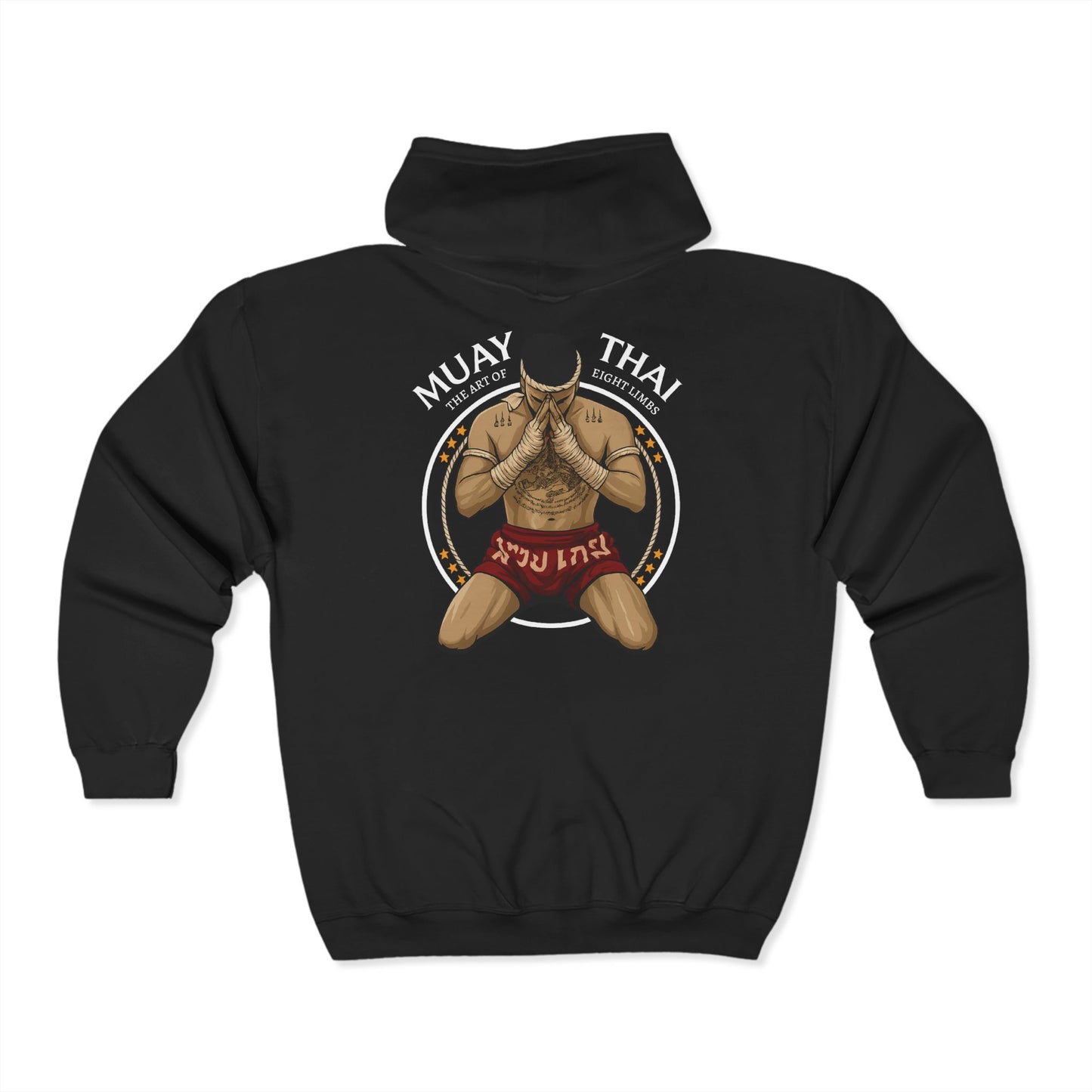 Classic Zip-Up Hoodie - 8 limbs - DS Muay Thai Squad