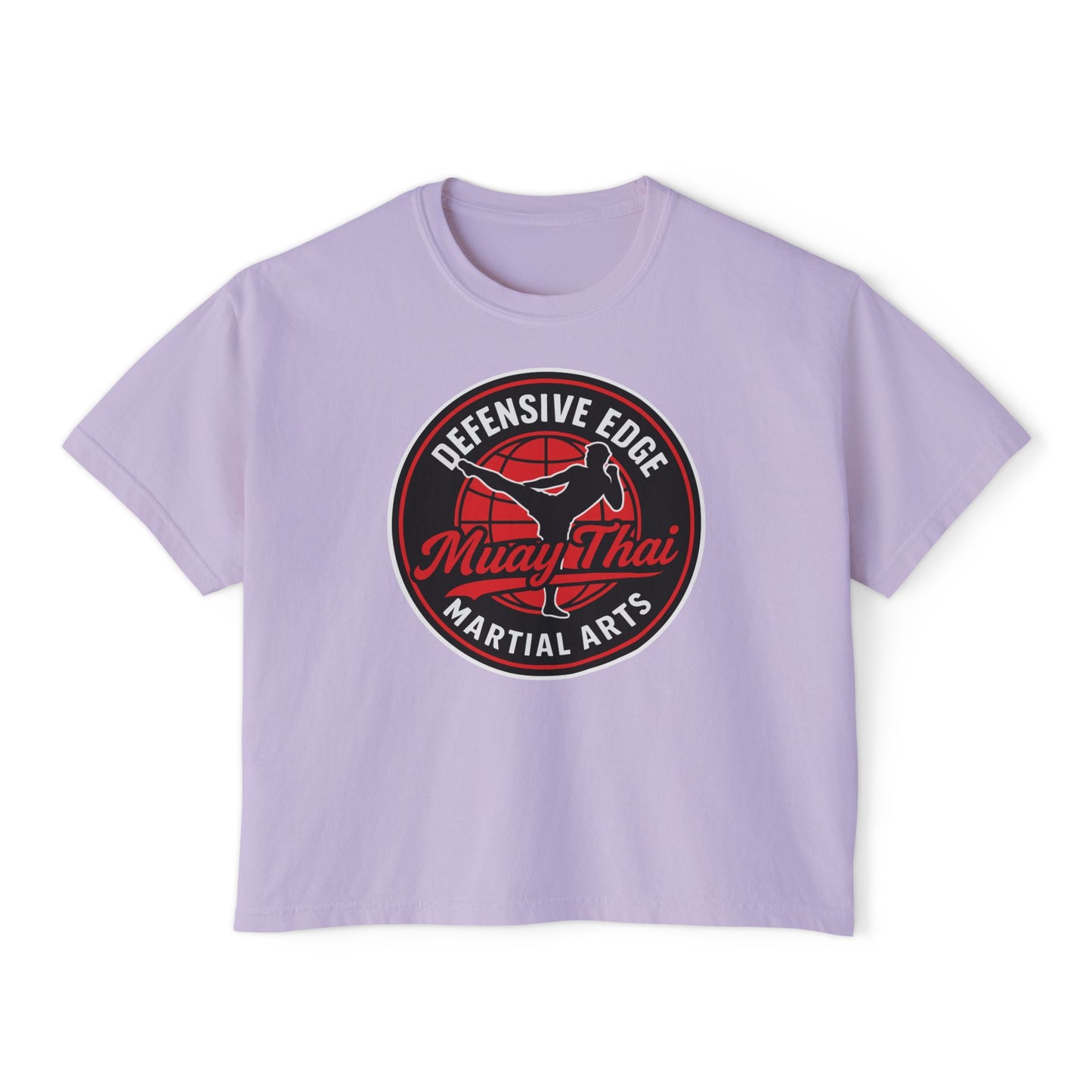 Women’s Oversized Boxy Tee - Muay Thai - Defensive Edge