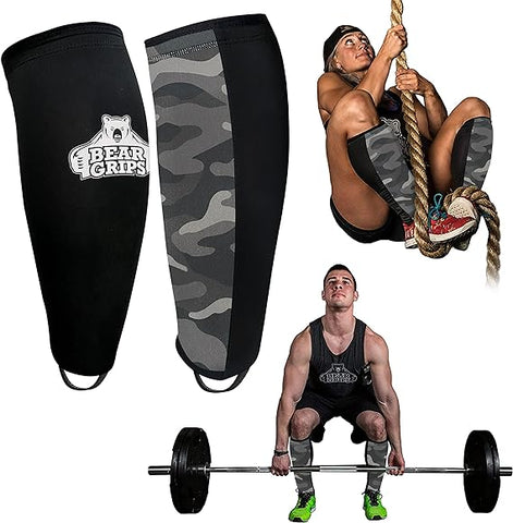 Padded Shin Sleeves for Deadlifts, Rope Climbs, and Shin Protection