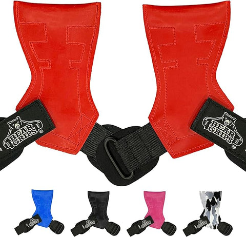 Workout Grips With Wrist Straps